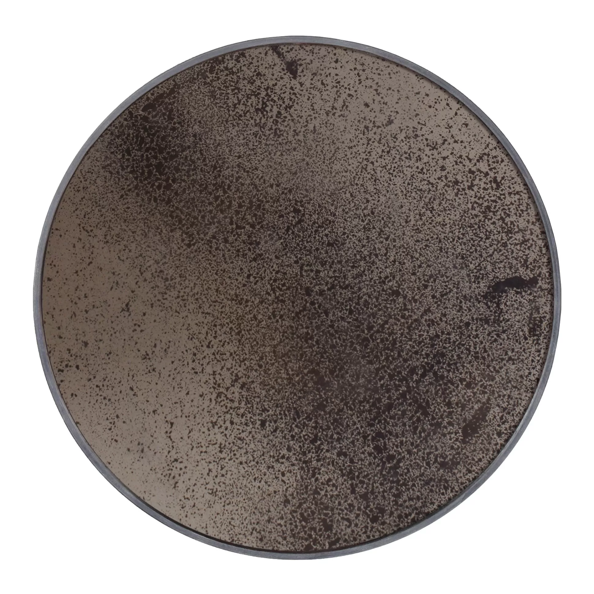 Aged Round Wall Mirror, 19", Bronze^Be Home Best Sale