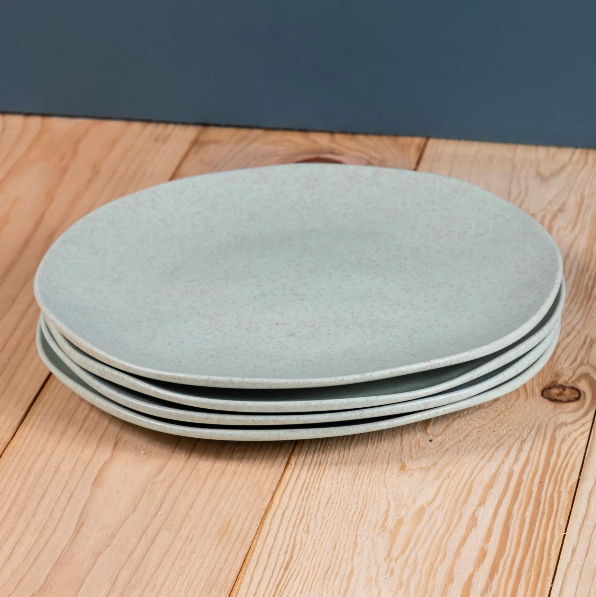 Al Fresco Organic Dinner Plate, Sage Green, Set of 4^Be Home Cheap