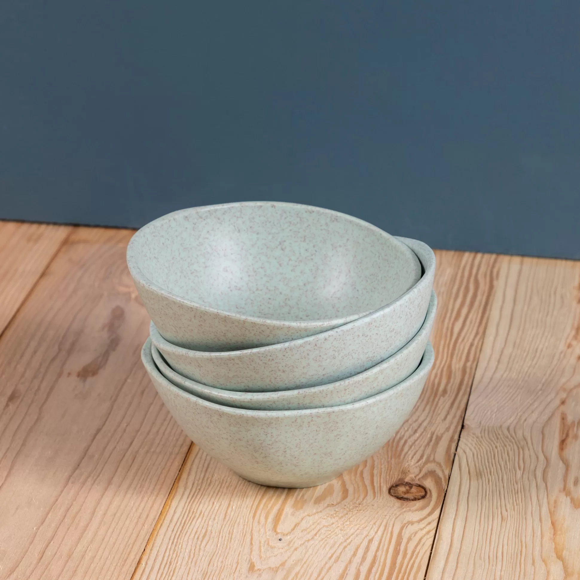 Al Fresco Organic Soup/Cereal Bowl, Sage Green, Set of 4^Be Home Online