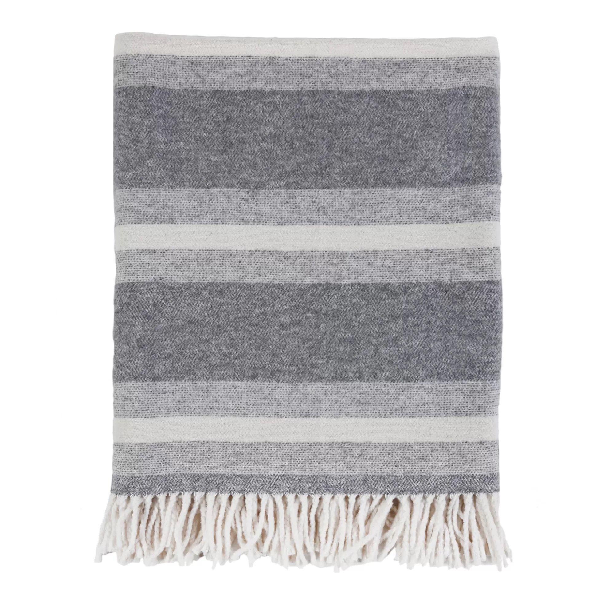 Alpine Throw, Grey and Ivory^Be Home Hot