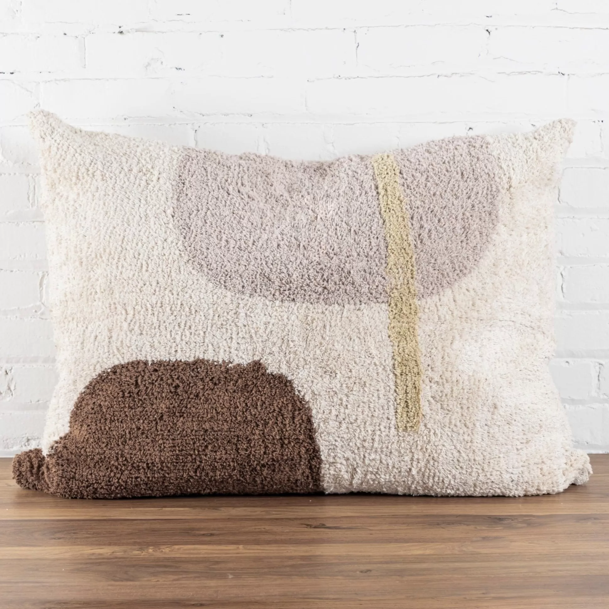 Ariel Big Pillow, Blush and Terra Cotta^Be Home Outlet