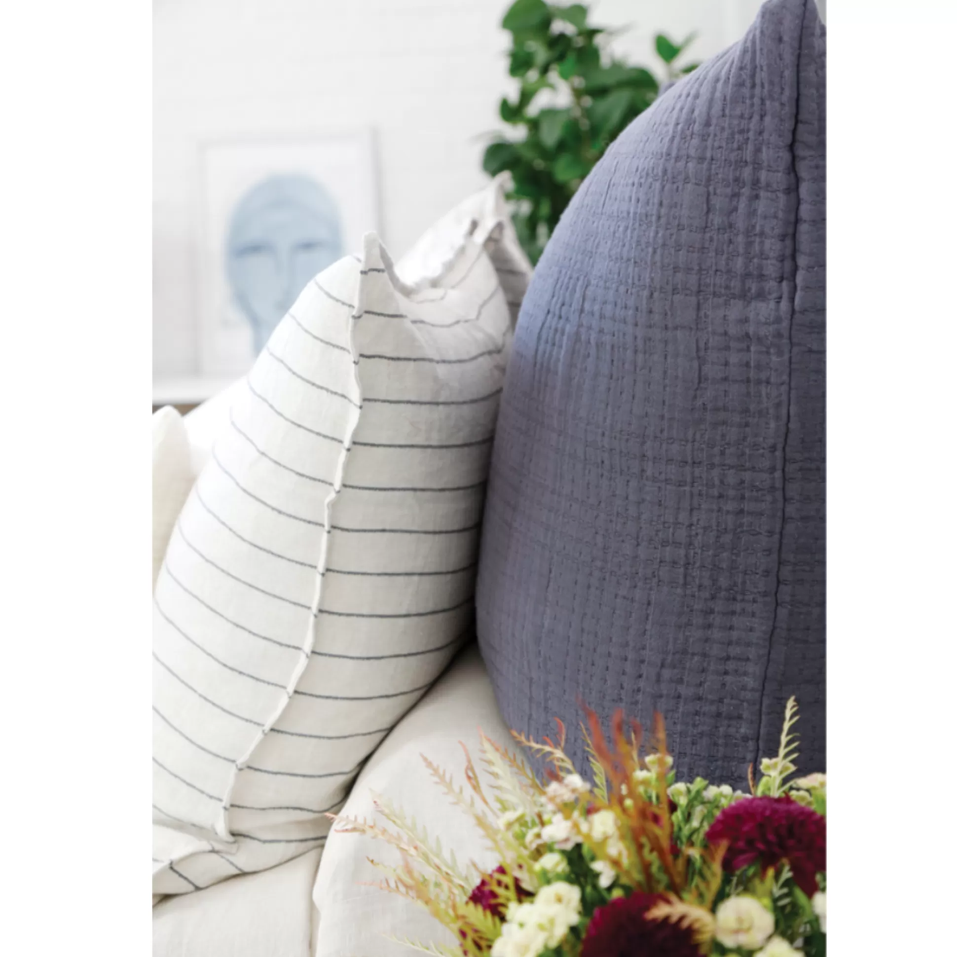 Arrowhead Big Pillow, Slate^Be Home Flash Sale