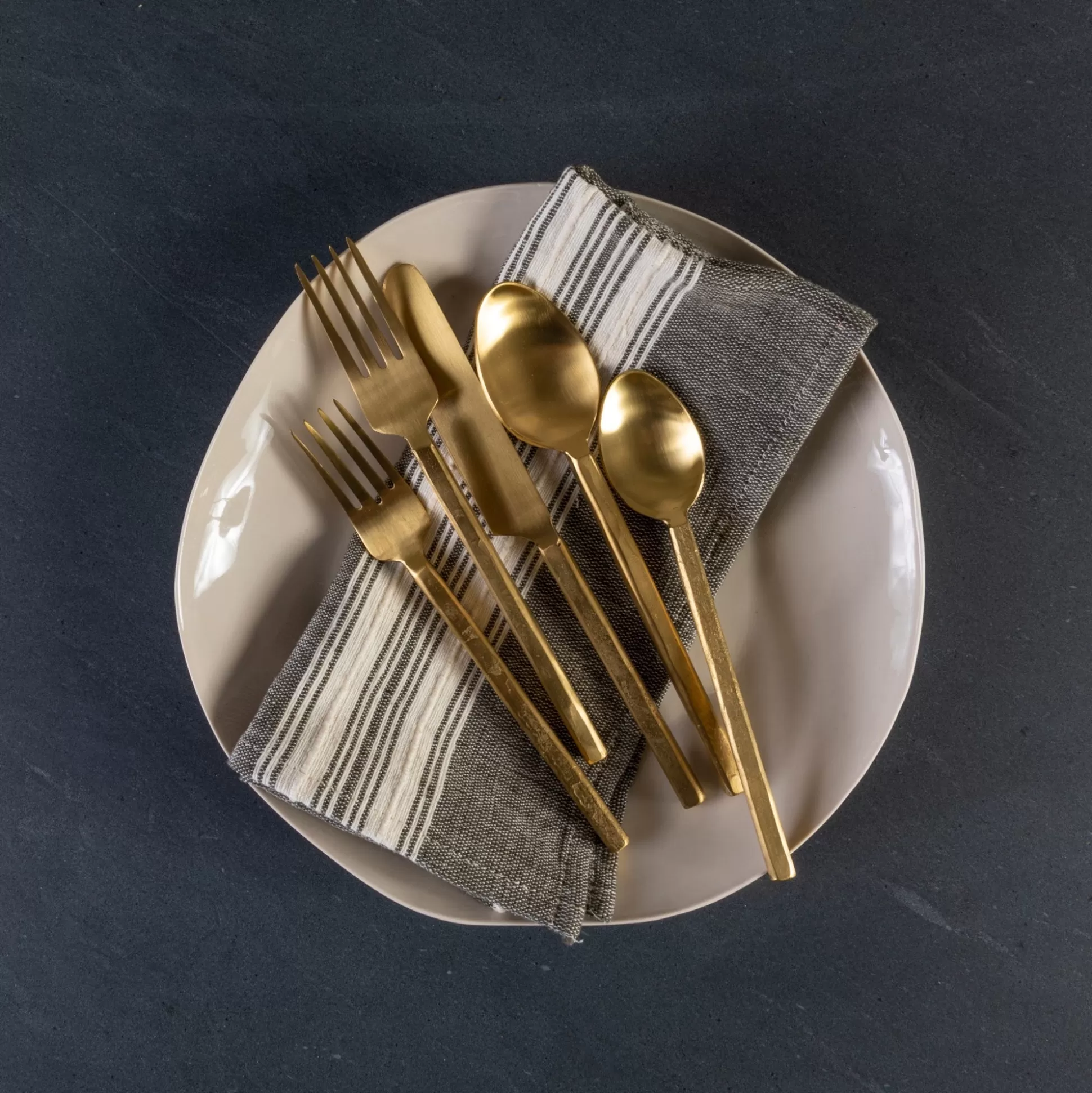 Azura Flatware Set, Gold^Be Home Best Sale