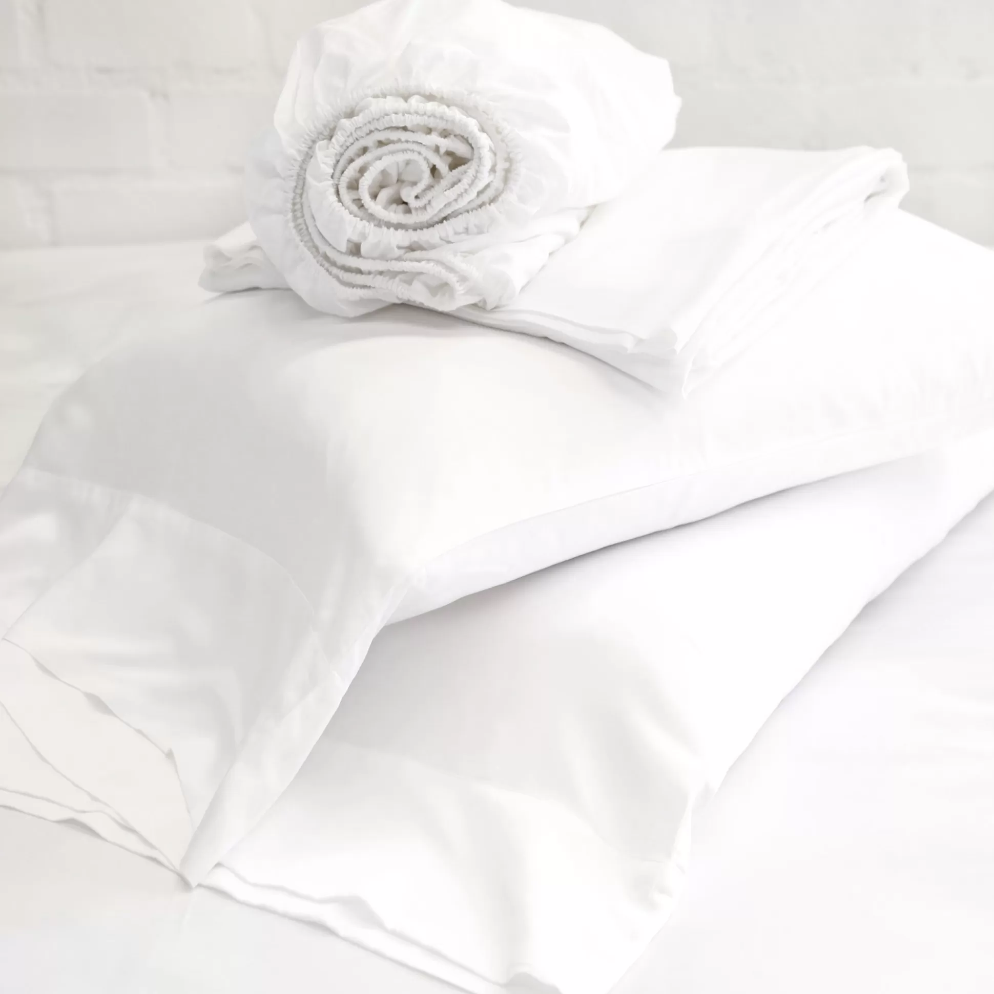 Bamboo Cal King Sheet Set, White^Be Home Sale