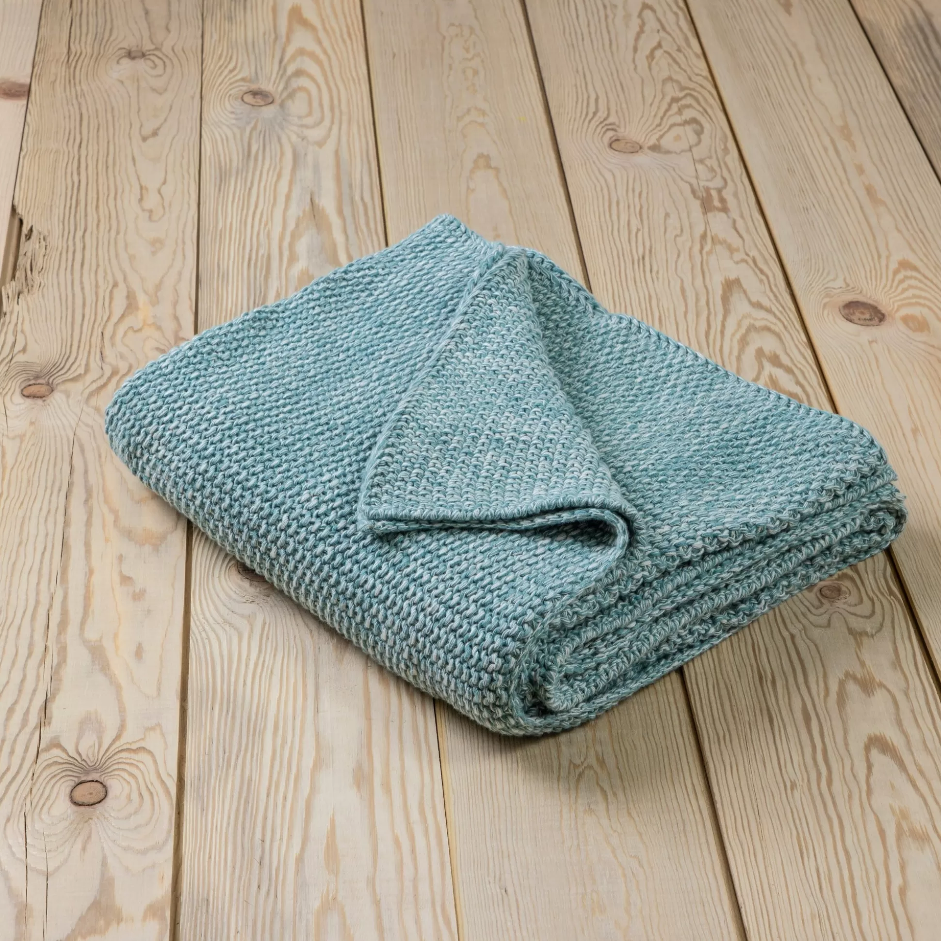 Belmont Marled Throw, Summer Blue^Be Home Best Sale