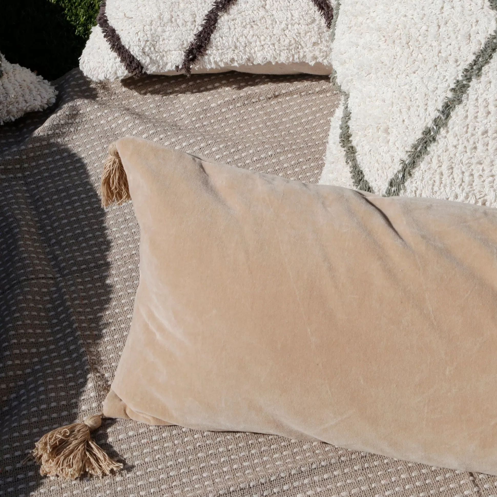 Bianca Rectangular Pillow, Natural^Be Home Sale