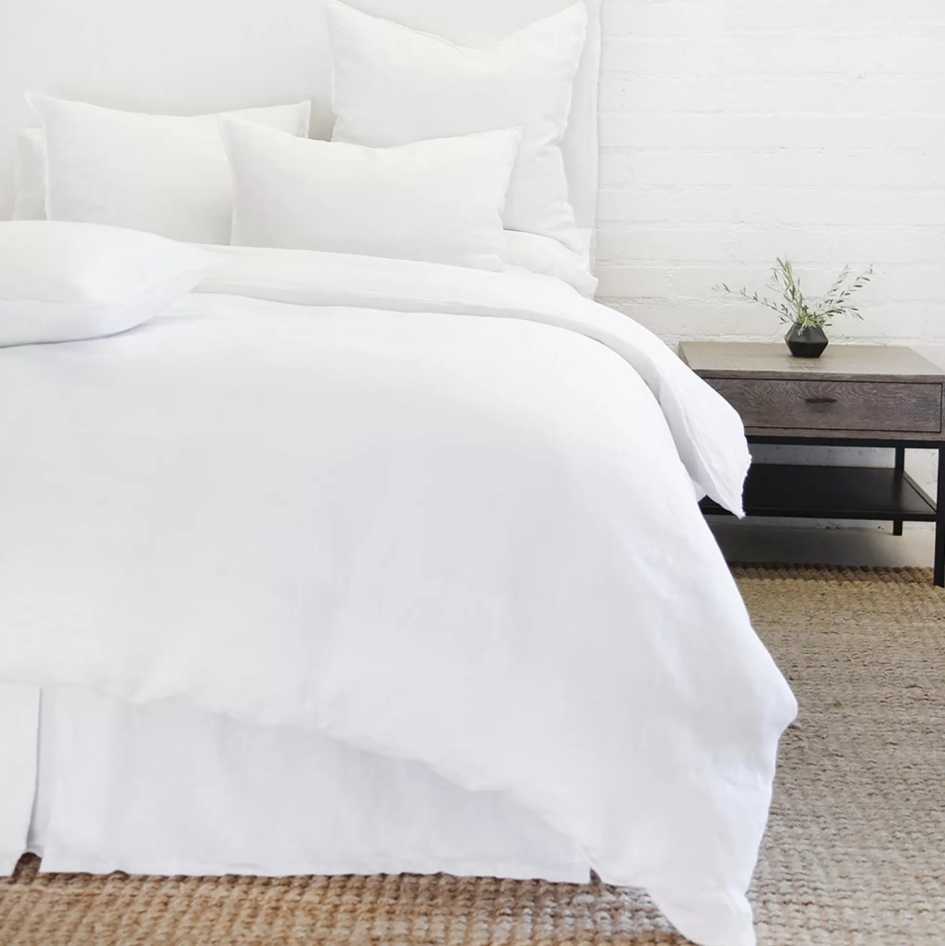 Blair King Duvet Cover, White^Be Home Fashion