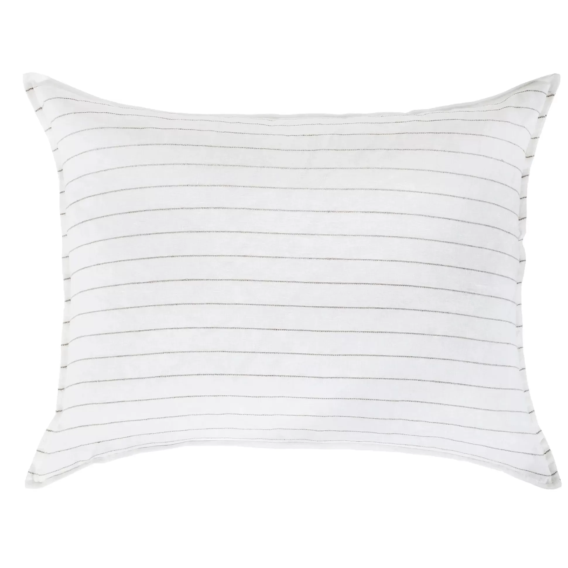 Blake Big Pillow, White & Natural^Be Home Sale