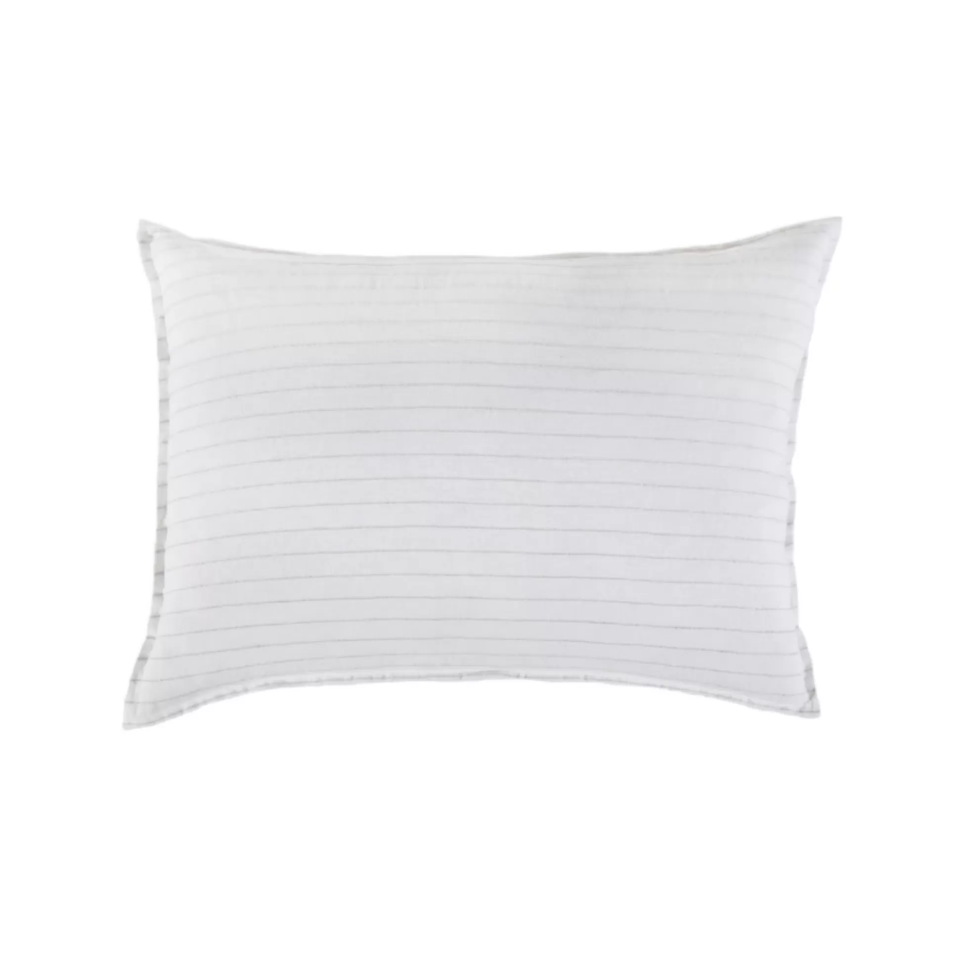 Blake Standard Sham, White & Ocean^Be Home Flash Sale