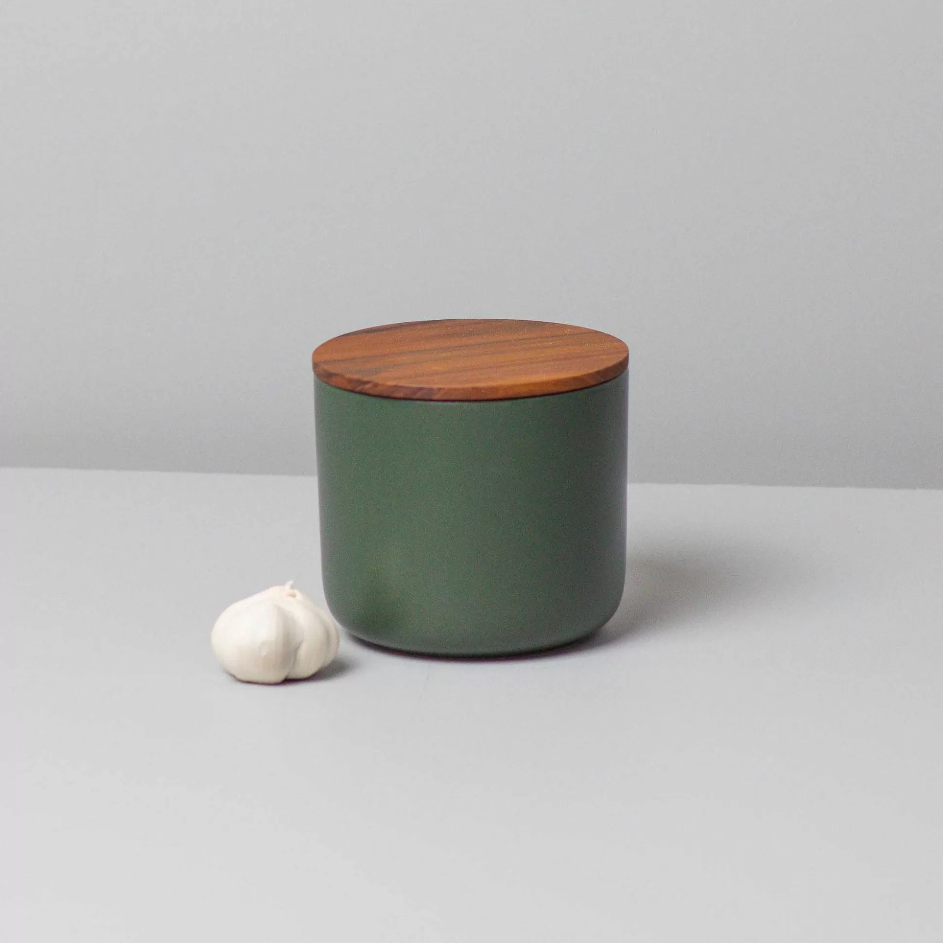 Be Home Canisters<Brampton Stoneware Large Canister, Forest Green