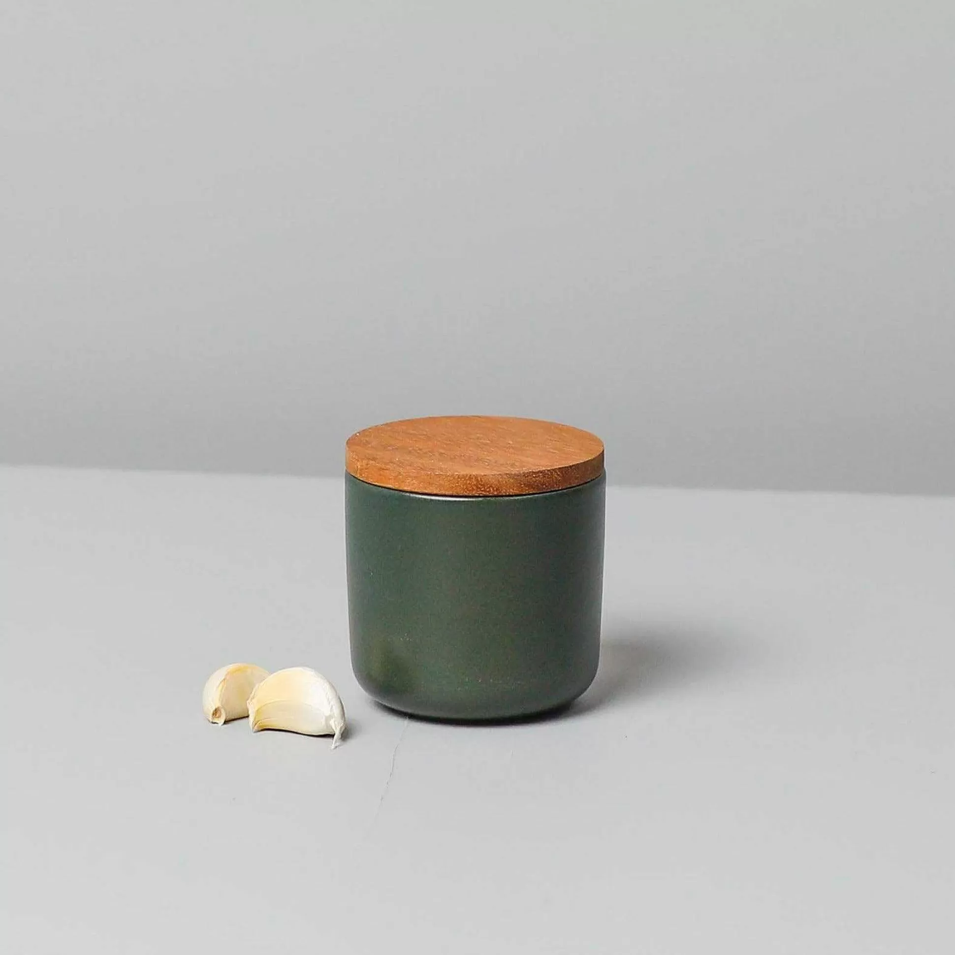 Be Home Canisters<Brampton Stoneware Small Canister, Forest Green