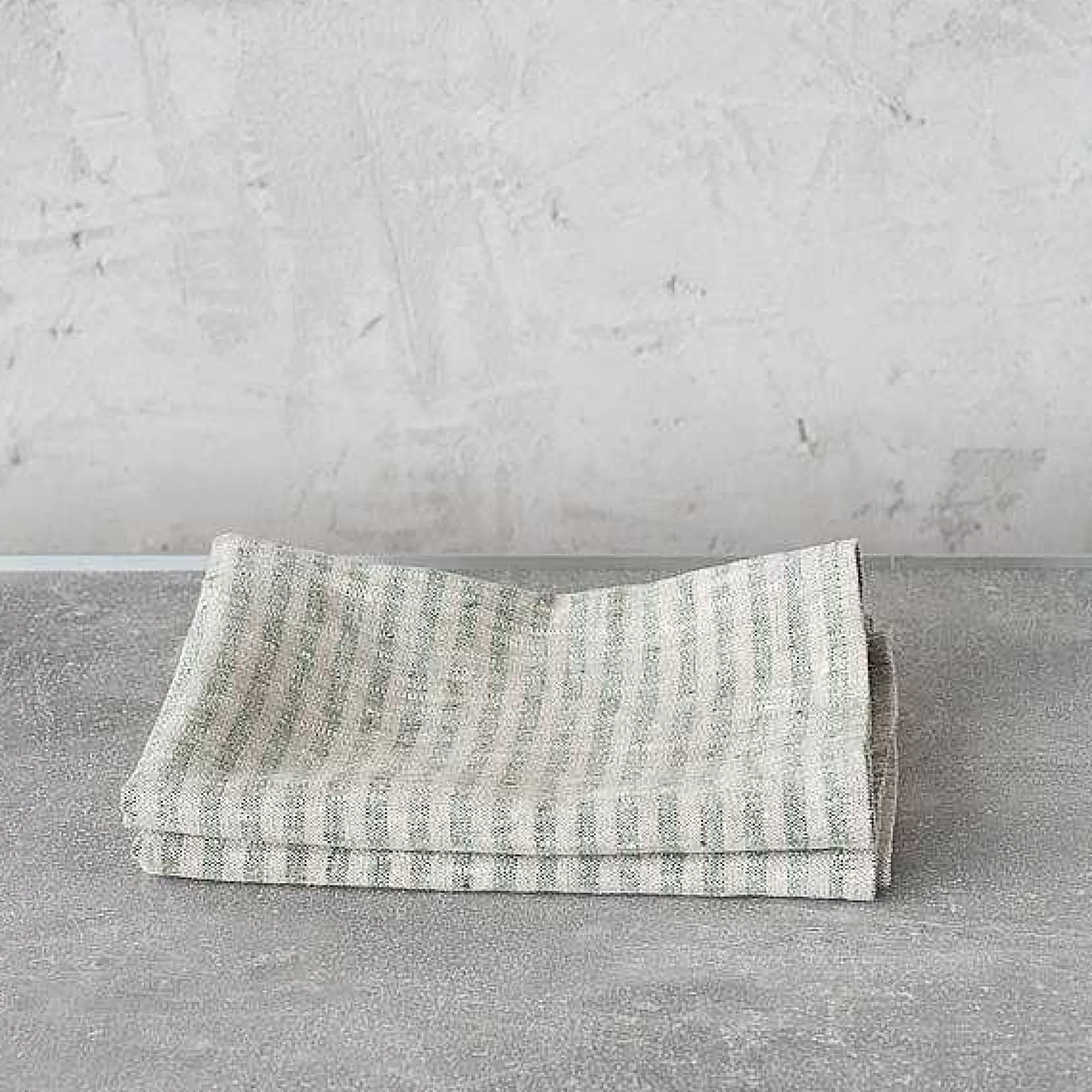 Be Home Hand Towels<Brittany Hand Towels, Set of 2, Forest Green and Natural