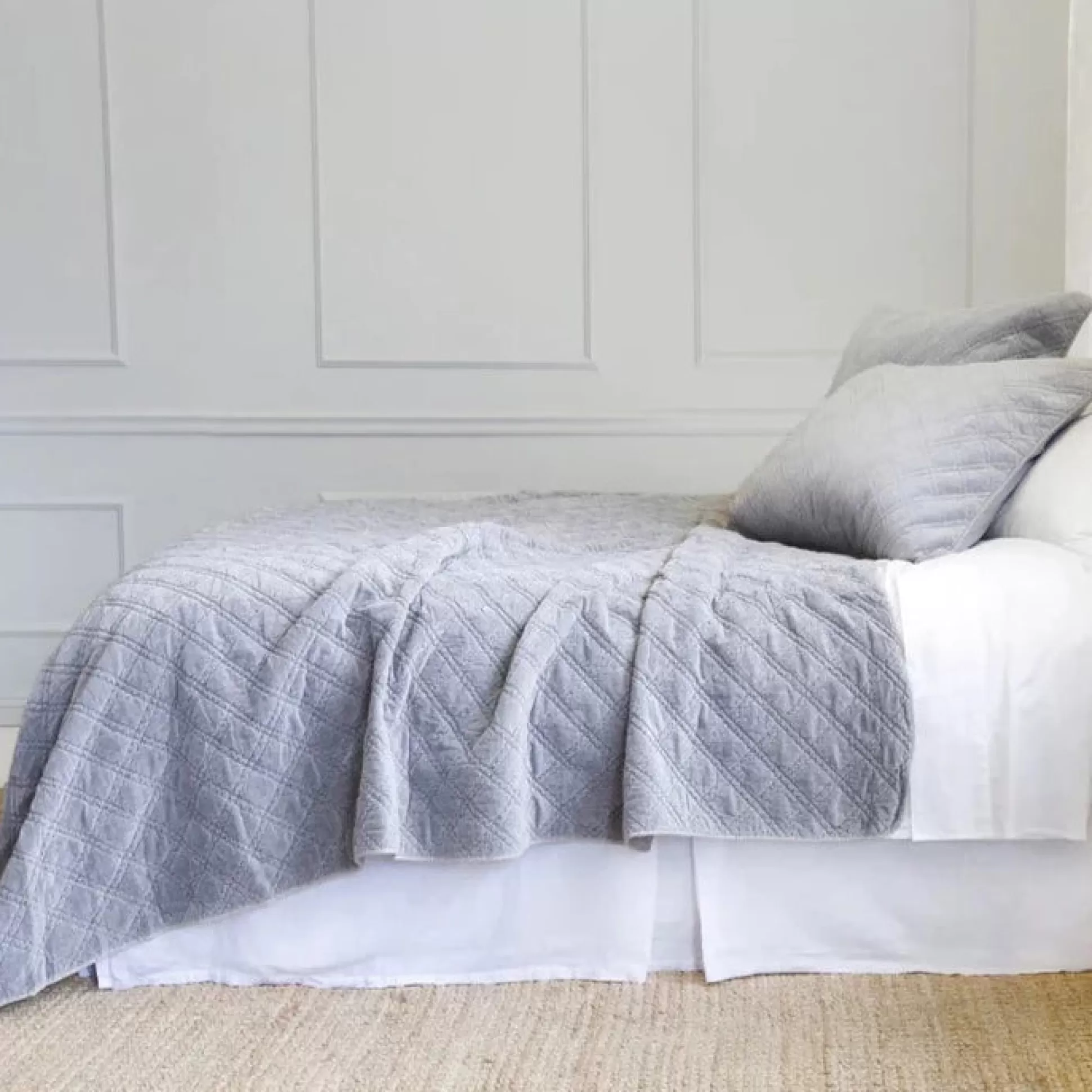 Brussels Queen Coverlet, Ocean^Be Home Online