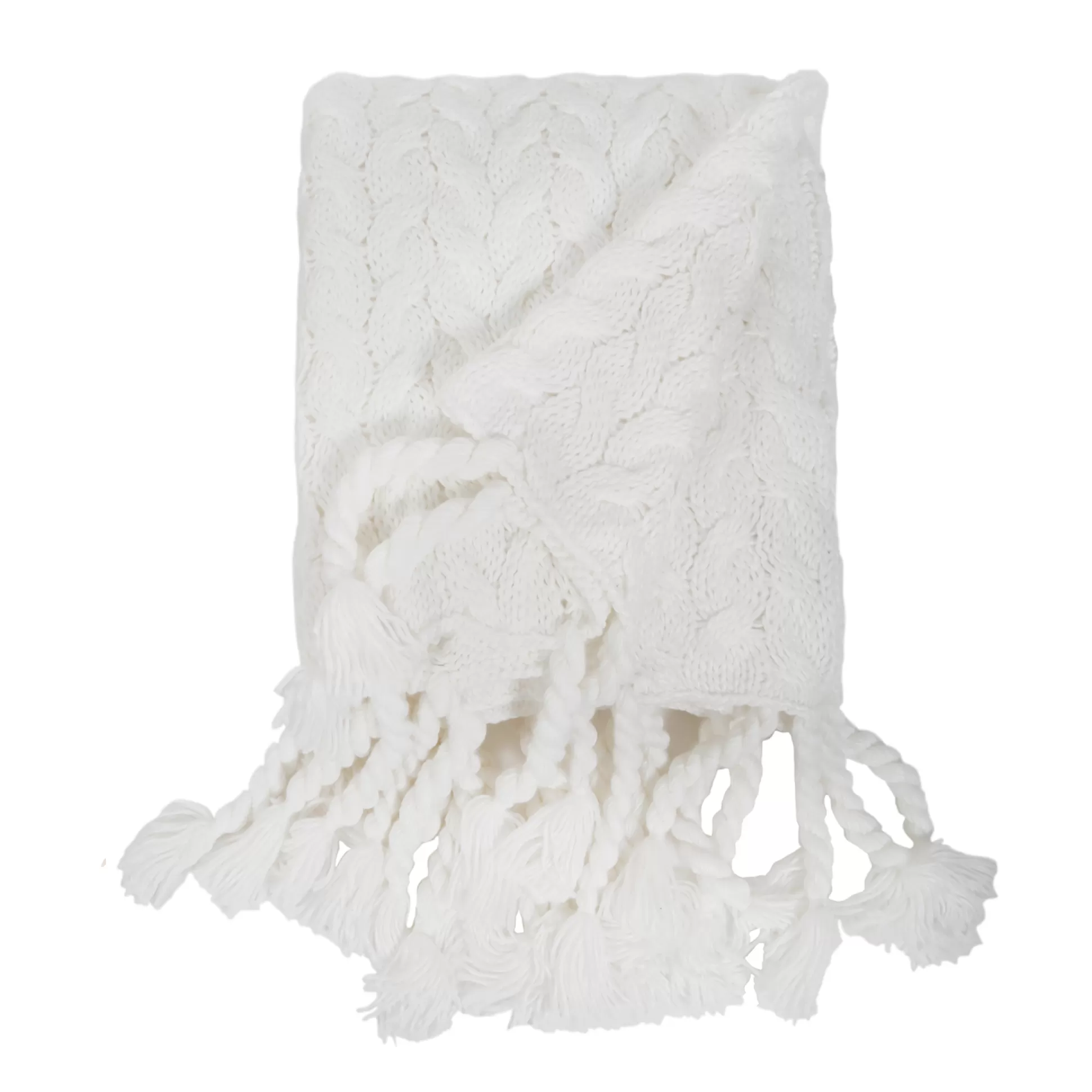 Capistrano Throw, Winter White^Be Home Shop