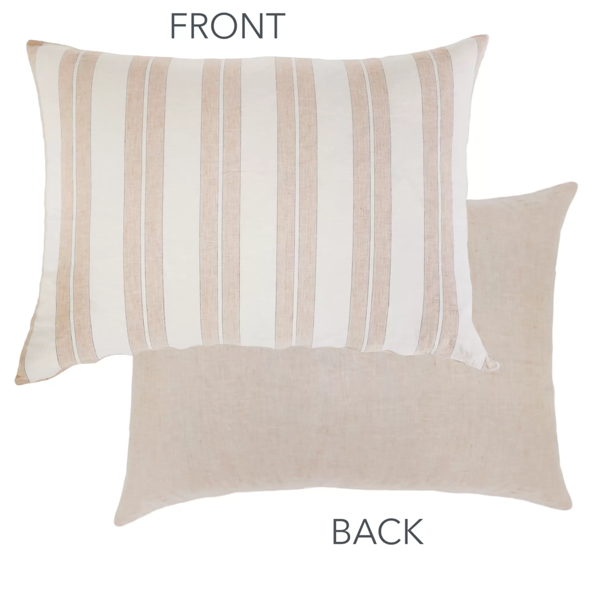 Carter Big Pillow, Ivory & Amber^Be Home Sale