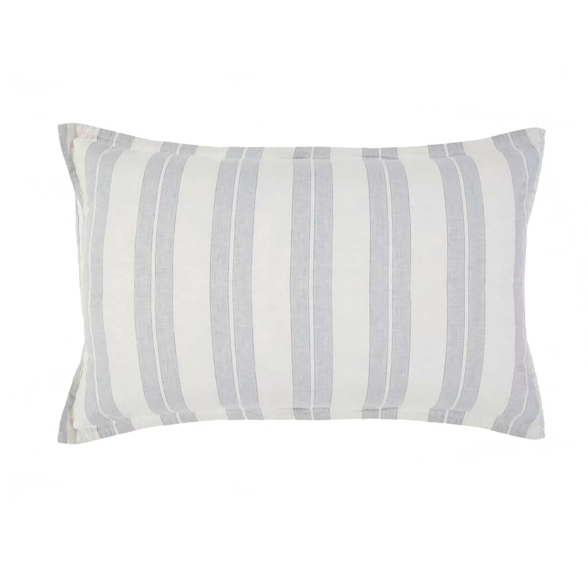 Carter King Sham, Ivory & Denim^Be Home Cheap