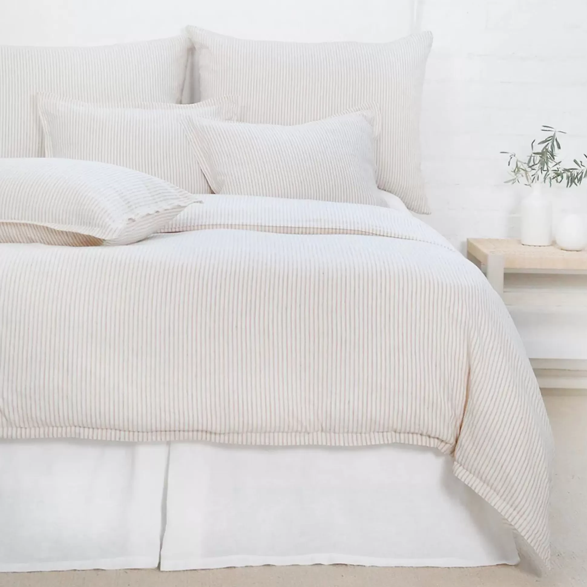 Connor King Duvet, Ivory & Amber^Be Home Cheap