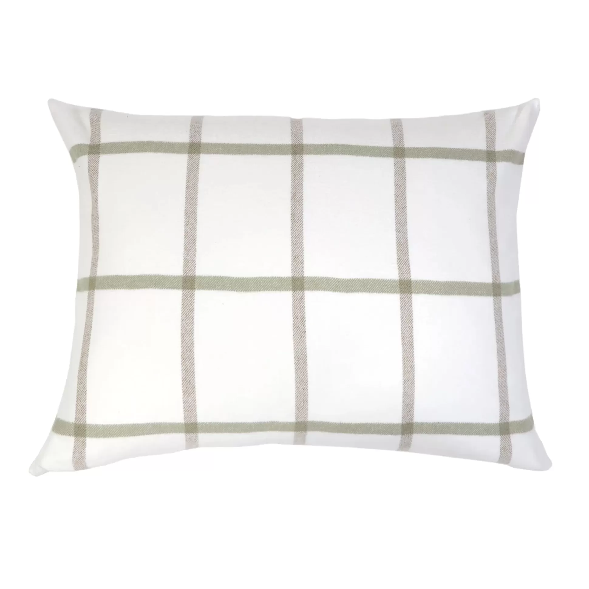 Copenhagen Big Pillow, White & Olive^Be Home Best Sale