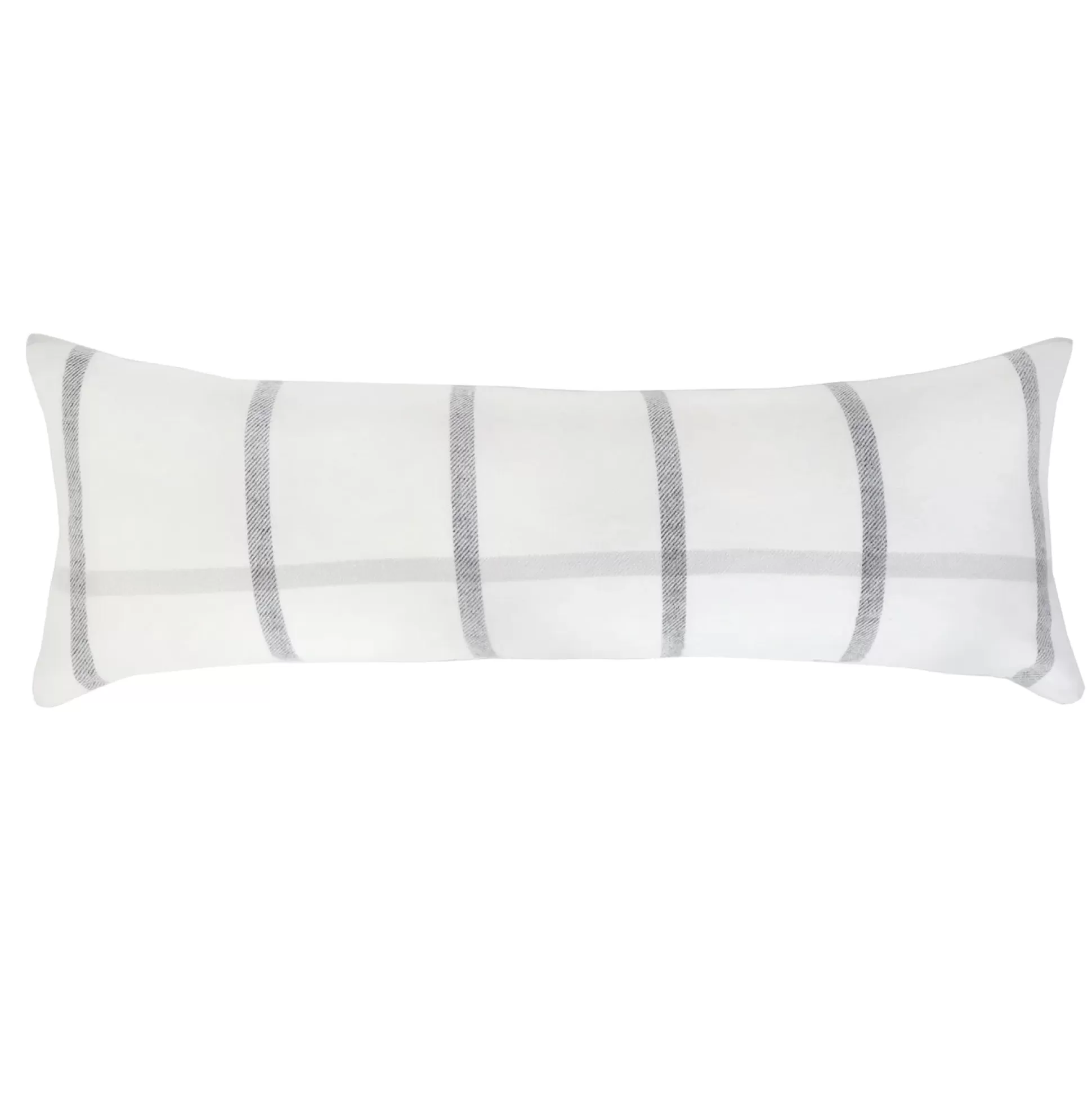 Copenhagen Rectangular Pillow, White & Grey^Be Home Cheap