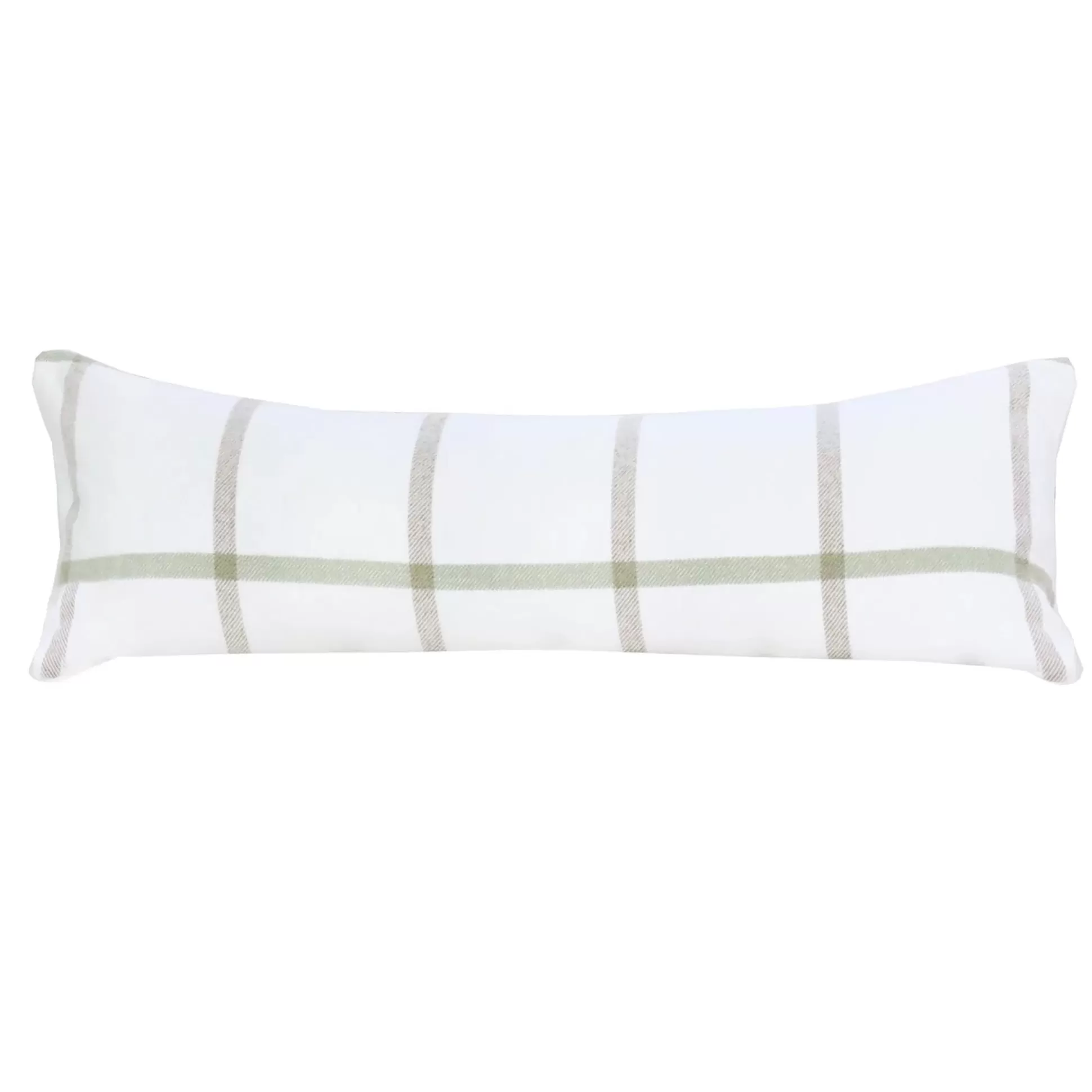 Copenhagen Rectangular Pillow, White & Olive^Be Home Store