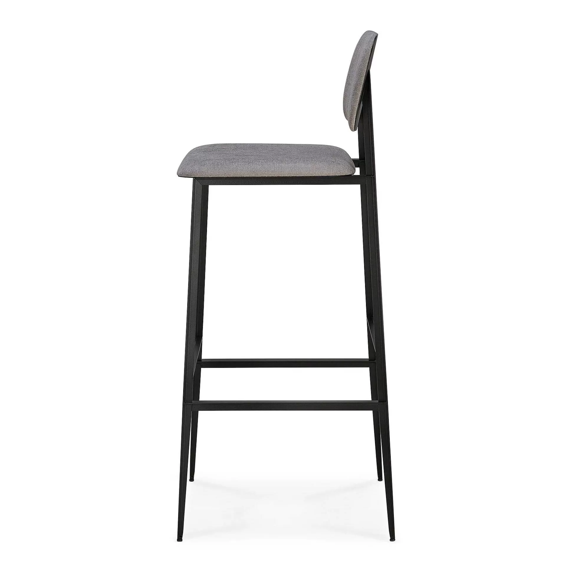 Be Home Stools<DC Fabric Bar Stool, Light Grey