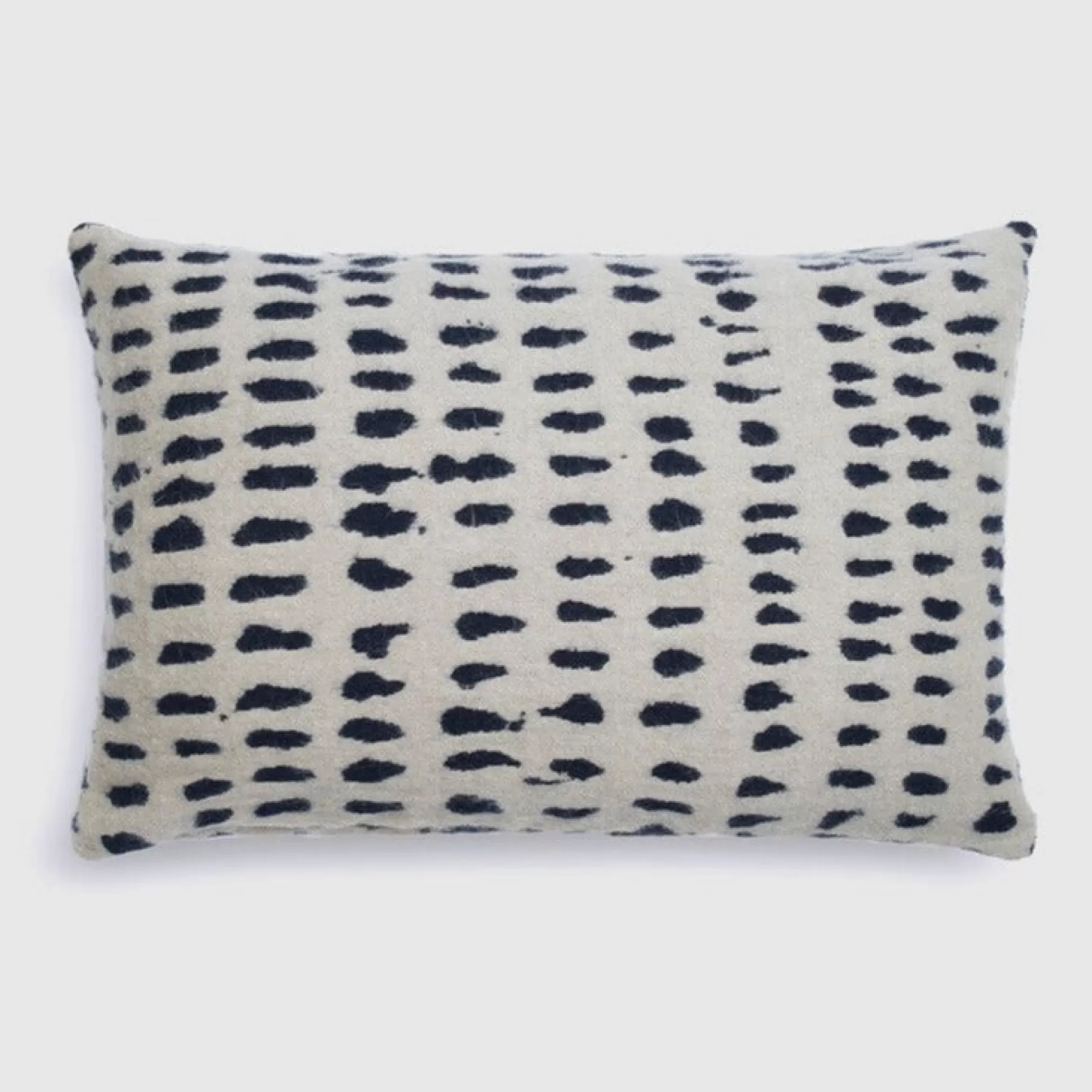 Dots Lumbar Pillow, White^Be Home Clearance