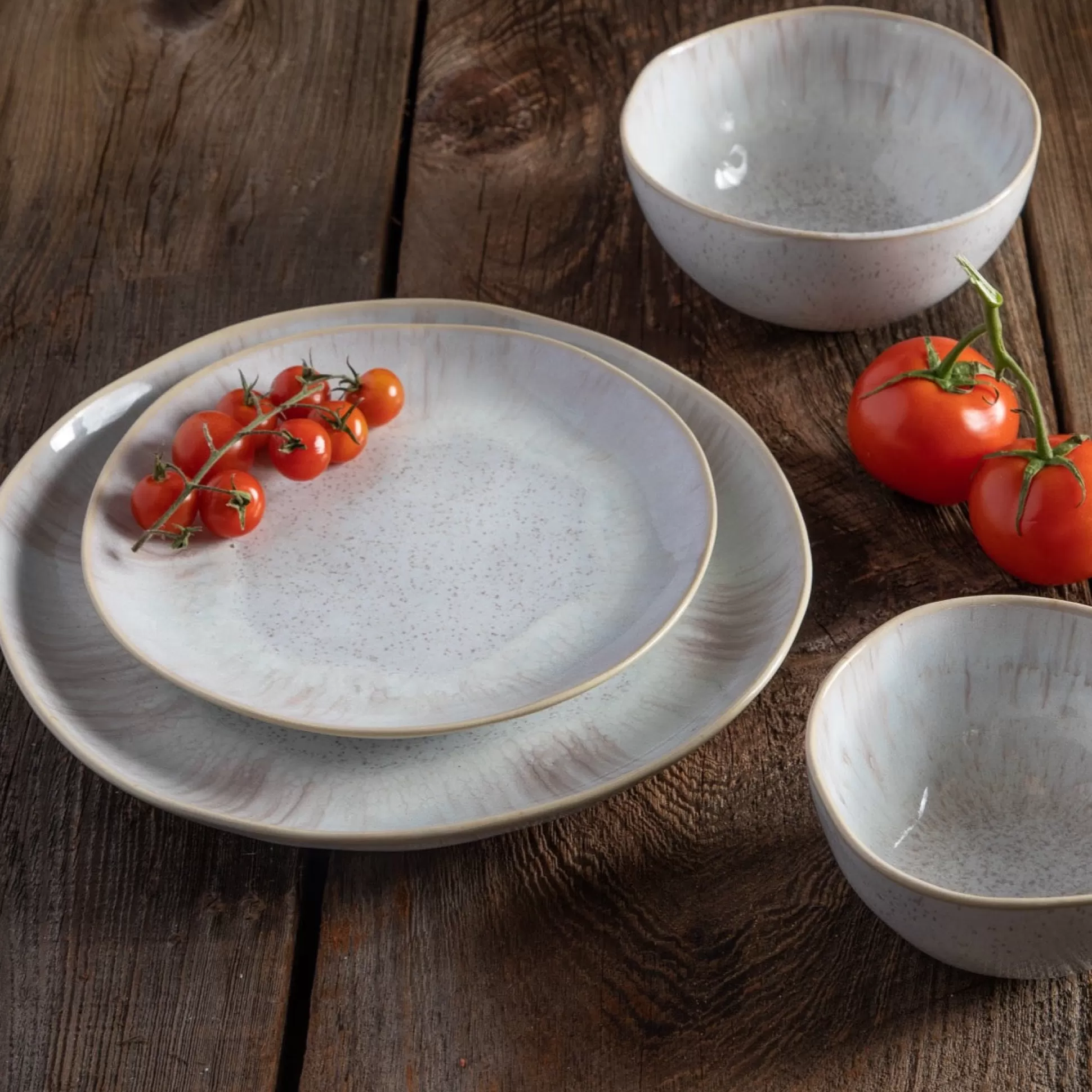 Eivissa Reactive Glaze Side Plate, Set of 6^Be Home Hot