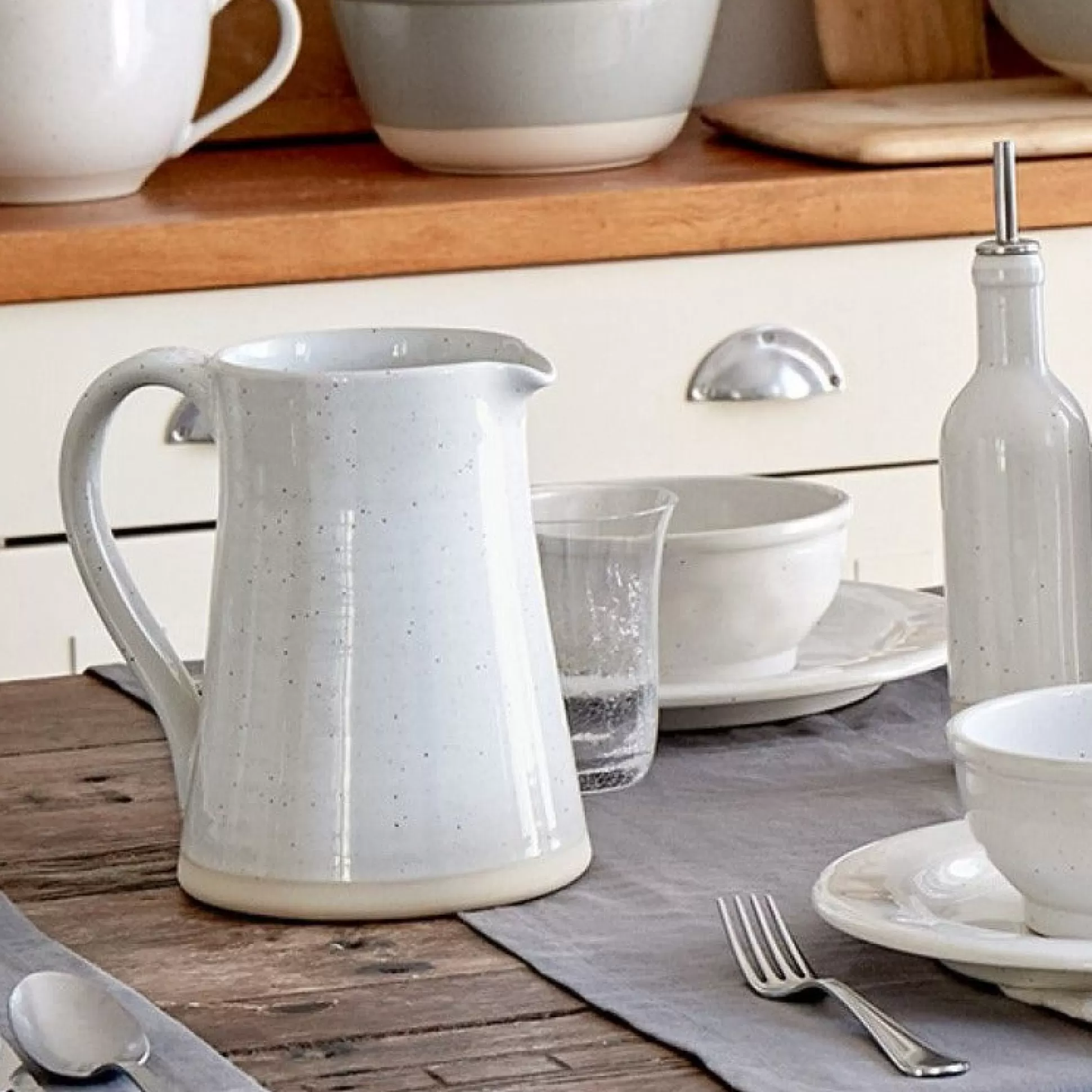 Fattoria Pitcher, White^Be Home Fashion