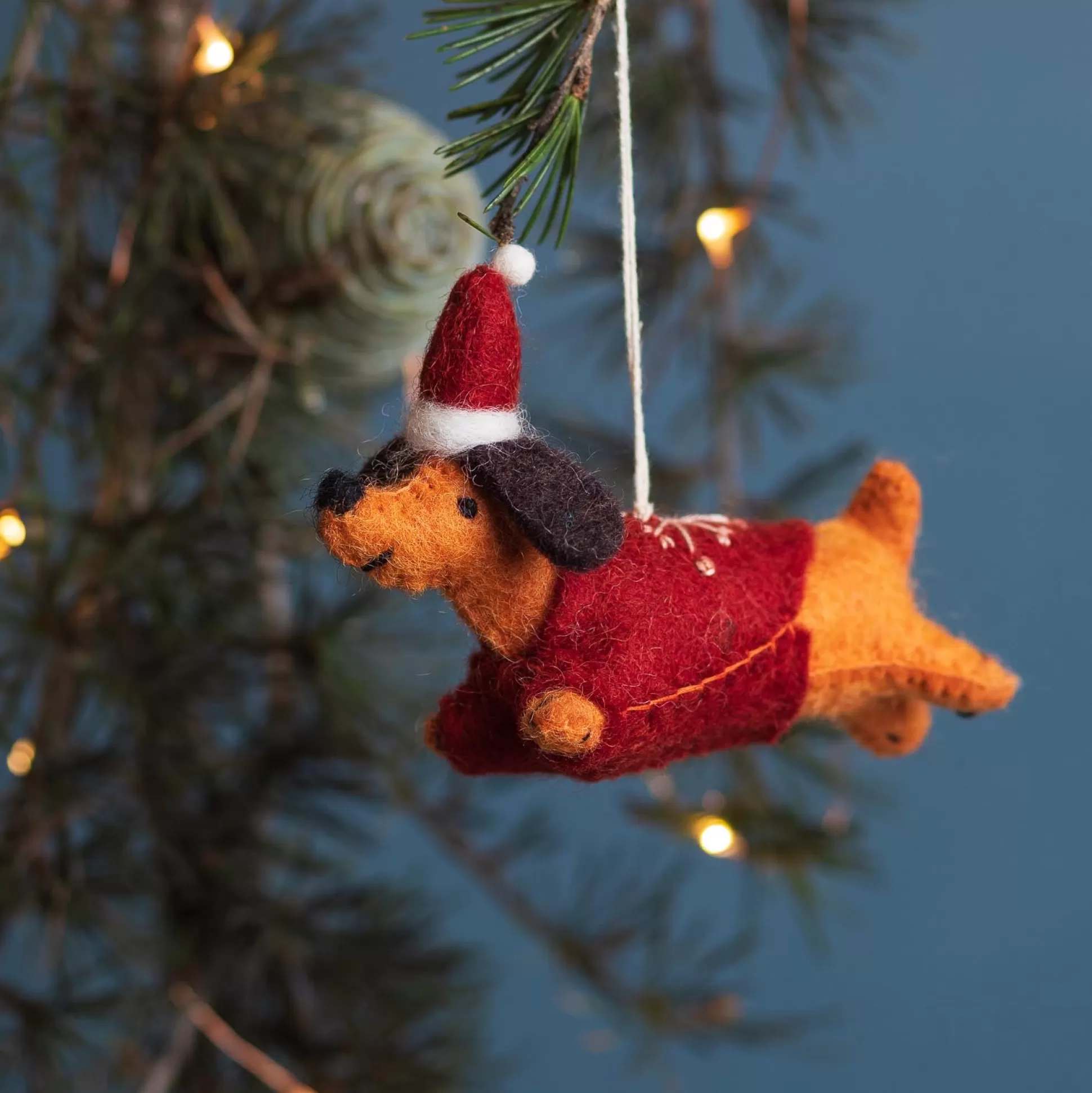 Fido Ornament - Wiener^Be Home New