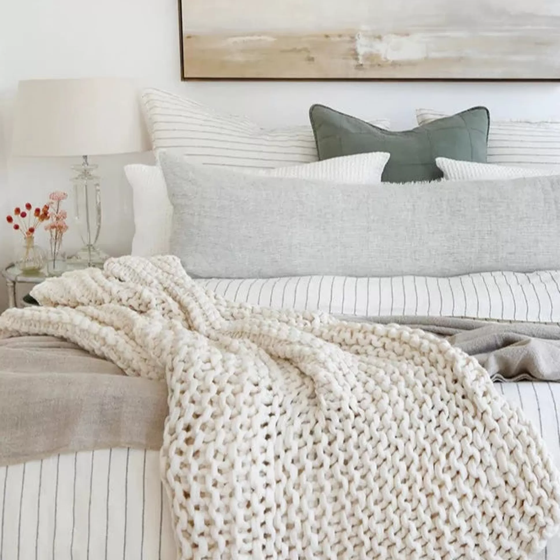 Finn Throw, Antique White^Be Home Store