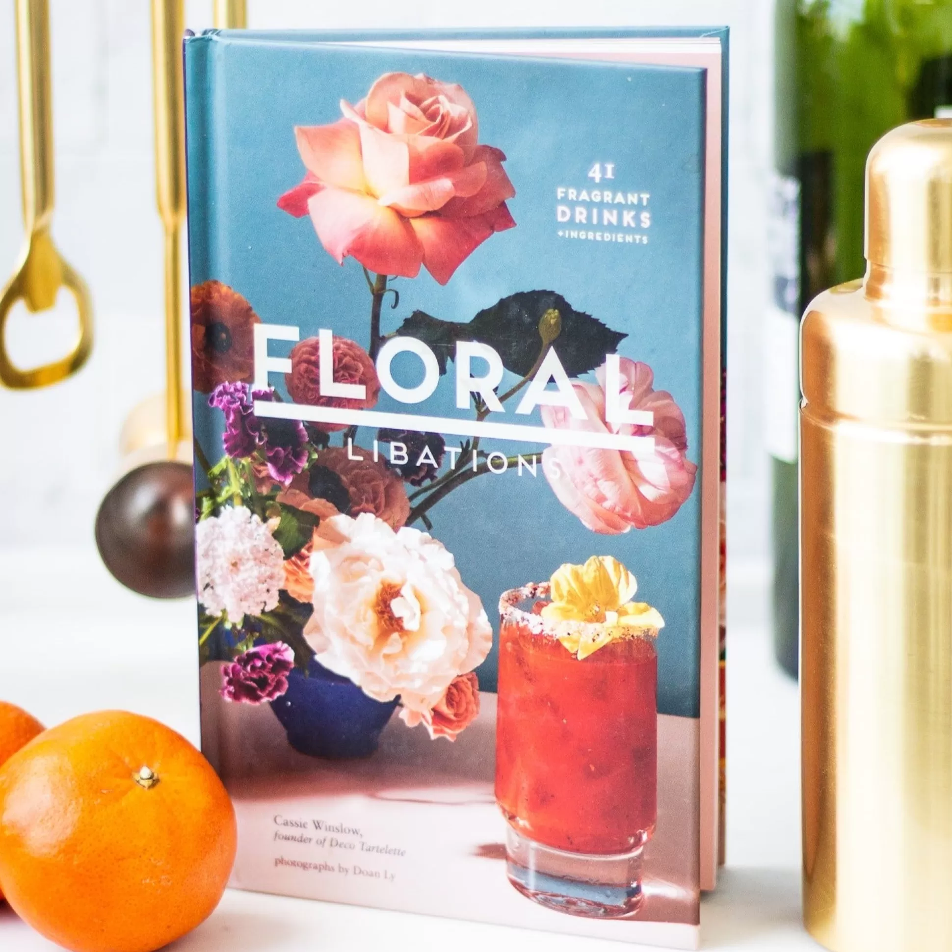 Floral Libations, 41 Fragrant Drinks & Ingredients by Cassie Winslow^Be Home Clearance