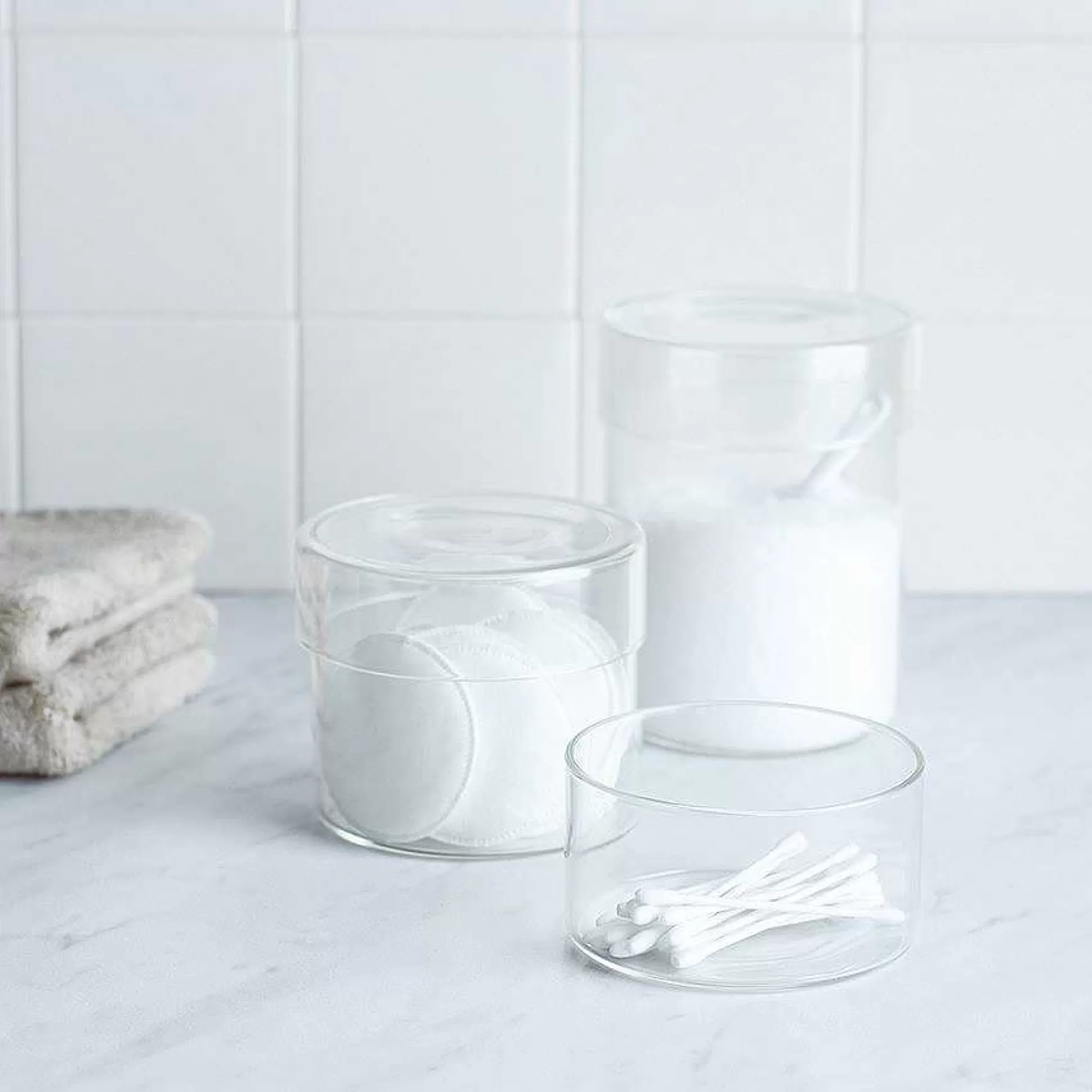 Be Home Bath Canisters<Glass Canister, Small