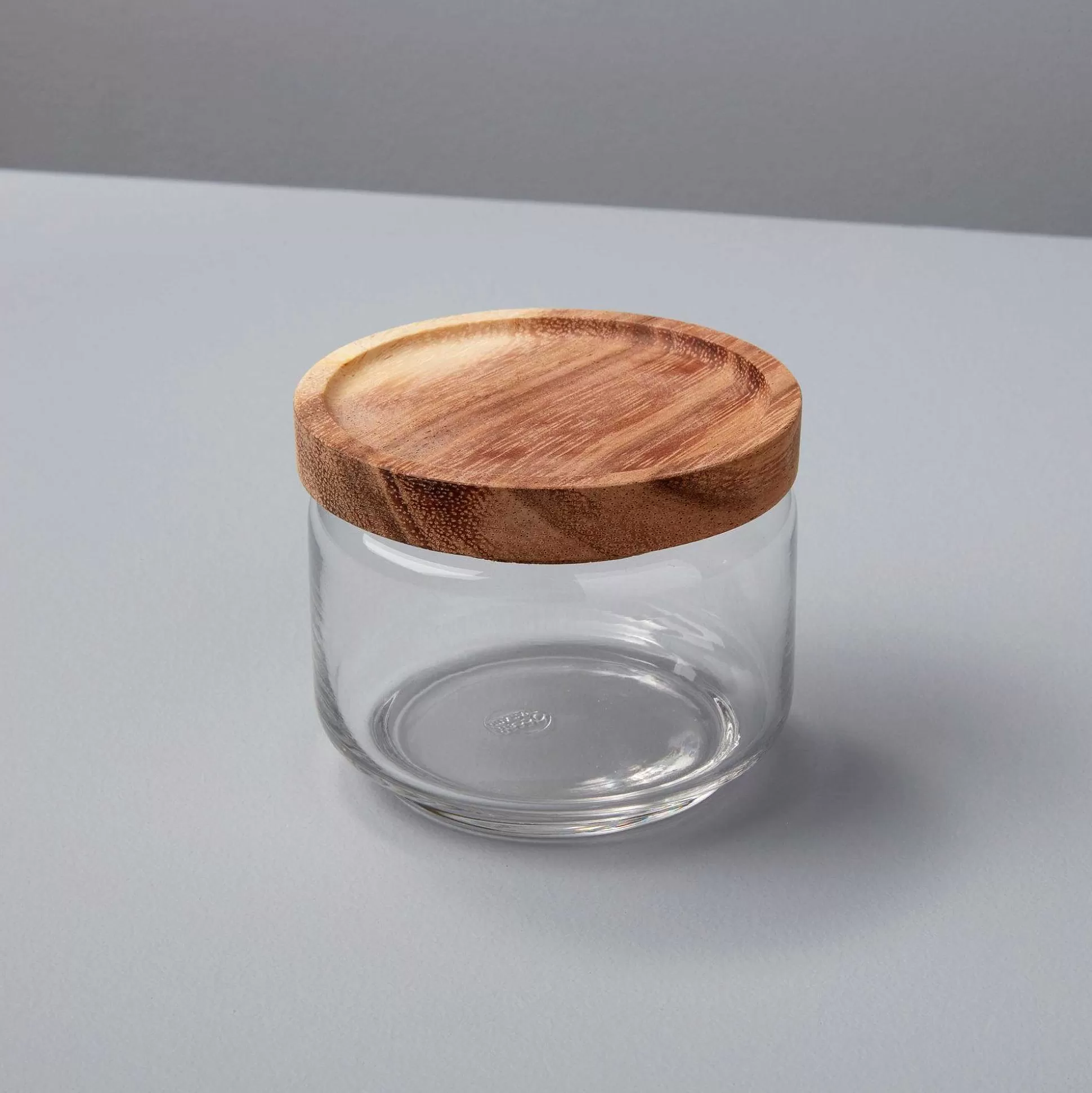 Be Home Bath Canisters<Glass Container with Acacia Lid Small