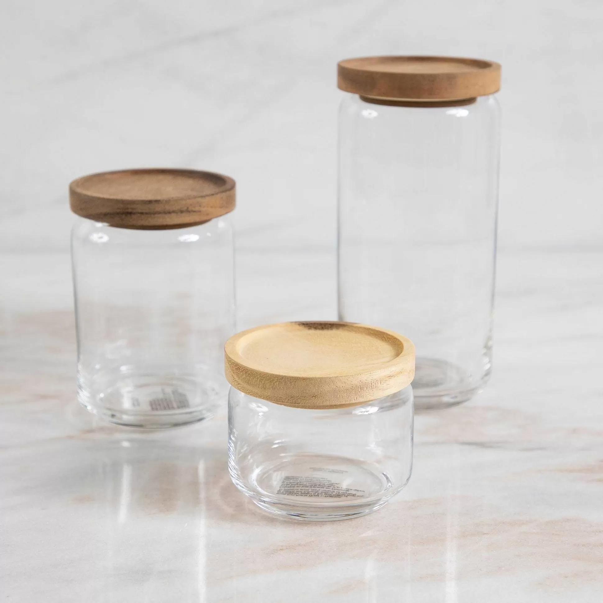 Be Home Canisters<Glass Containers, Set of 3