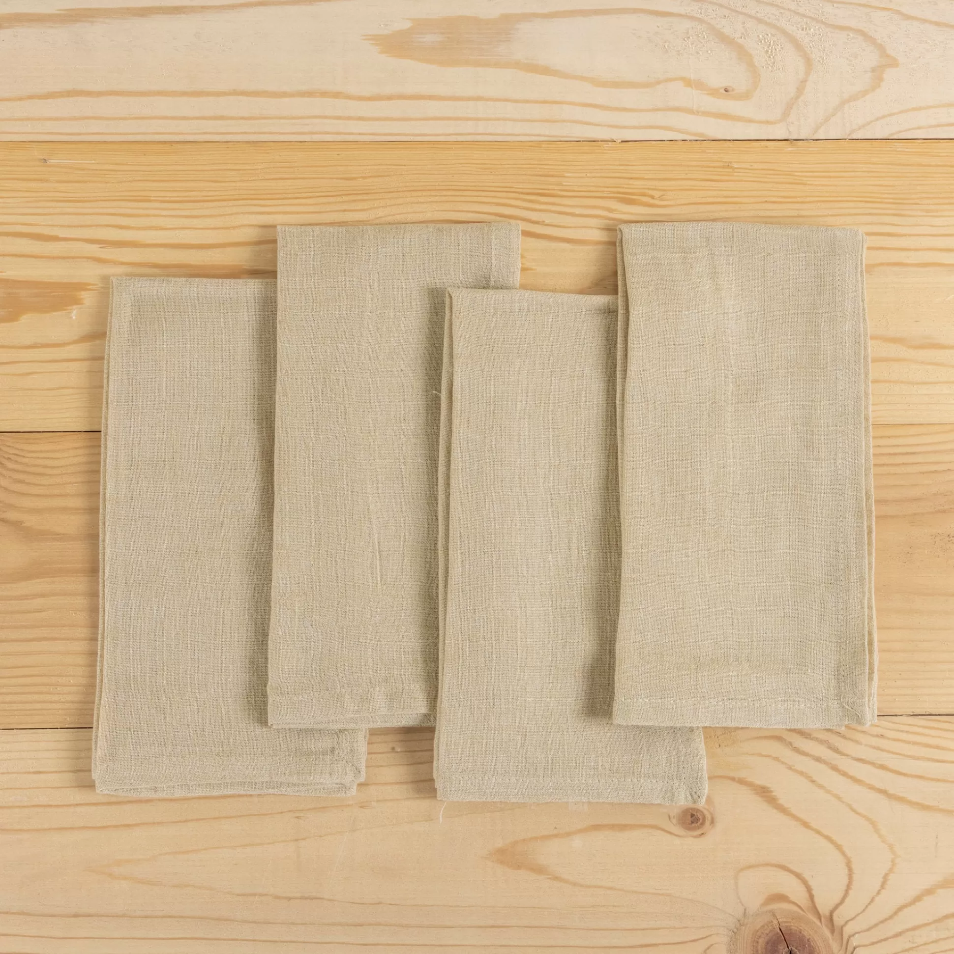 Glenn Napkins, Set of 4, Natural^Be Home Fashion