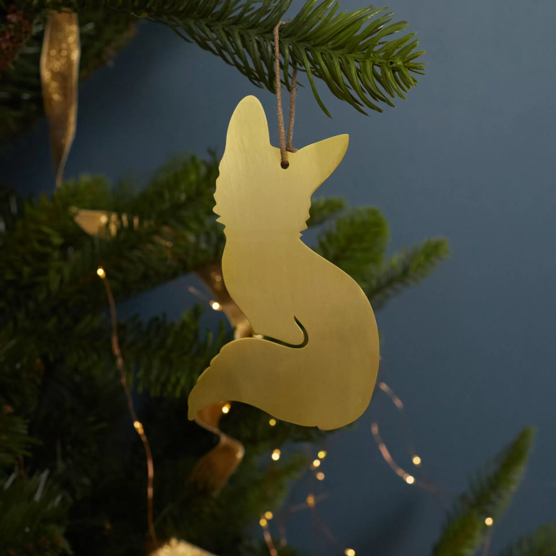 Gold Stencil Ornament, Fox^Be Home Fashion