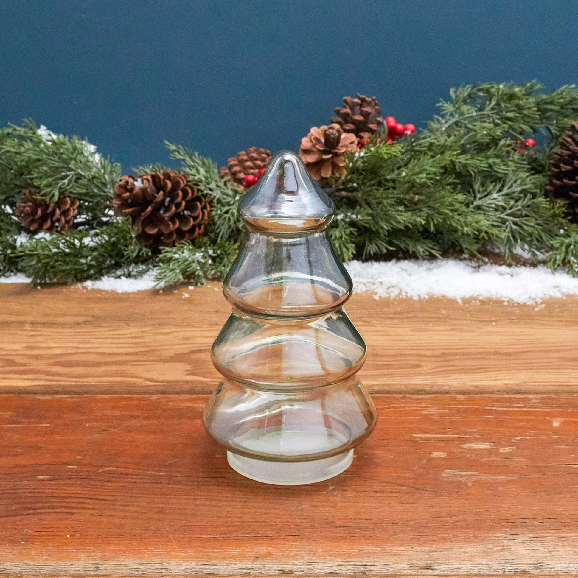 Green Luster Glass Tree Canister^Be Home Flash Sale