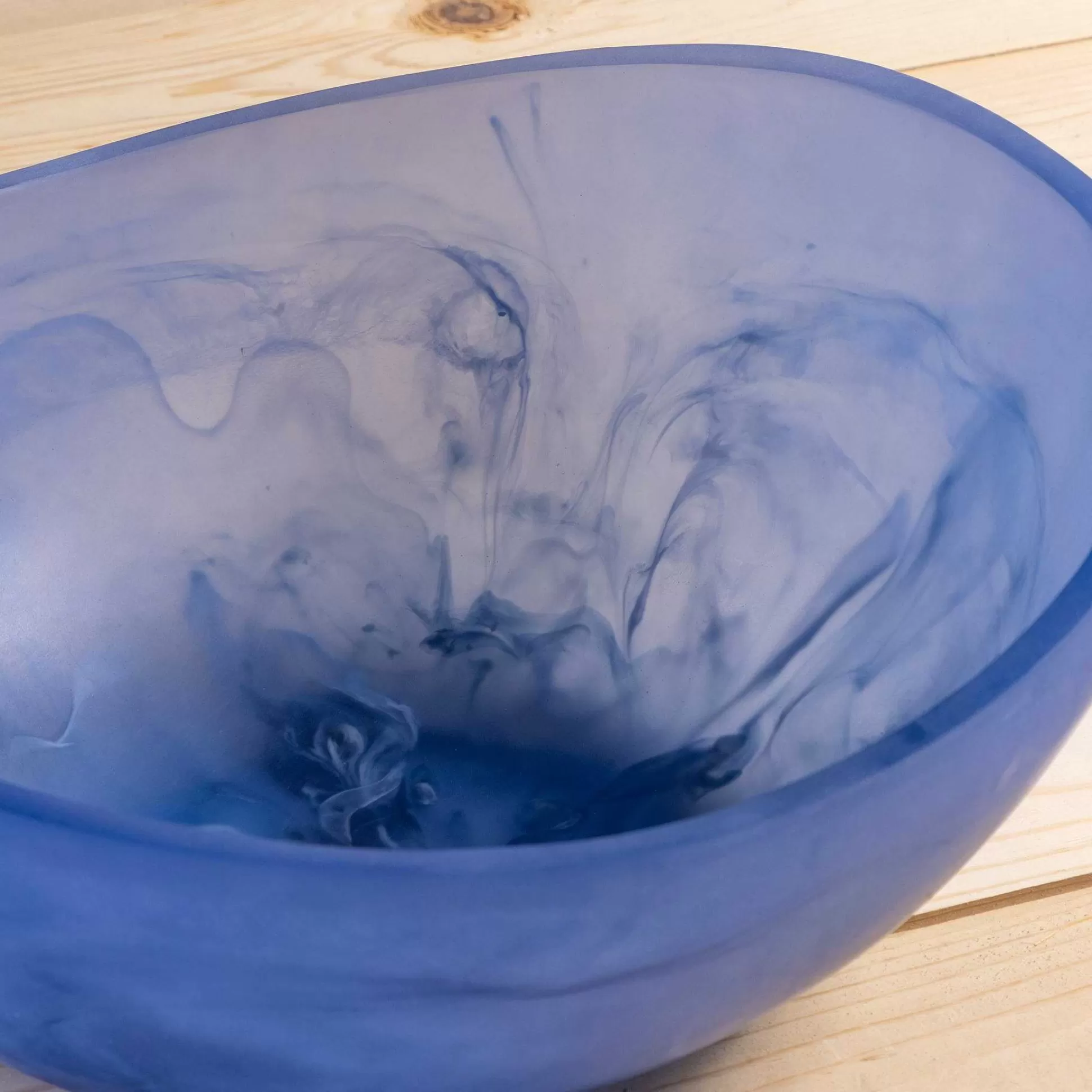 Be Home Resin Serving Bowls<Handmade Resin Serving Bowl, Azul