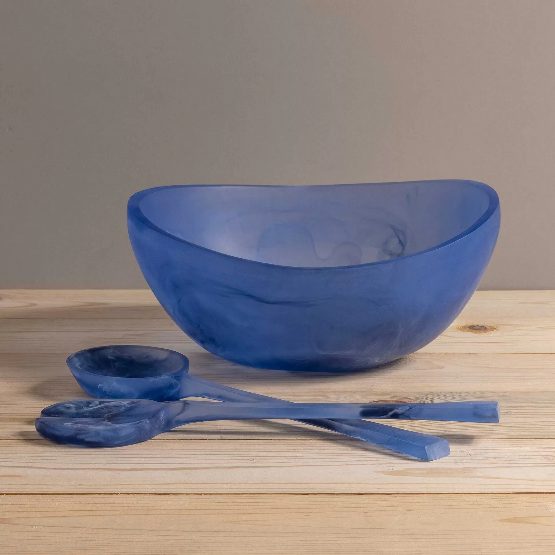 Be Home Resin Serving Bowls<Handmade Resin Serving Bowl, Azul