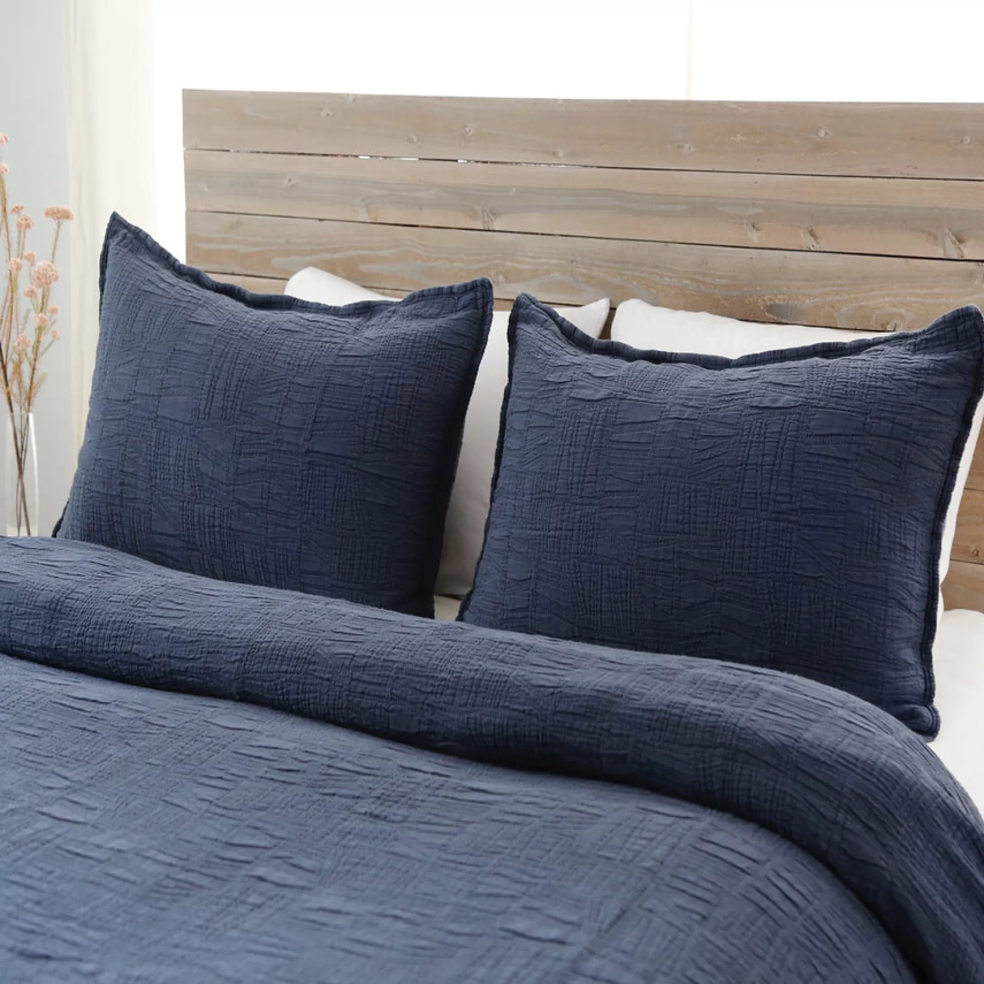 Harbour King Sham, Navy^Be Home Online