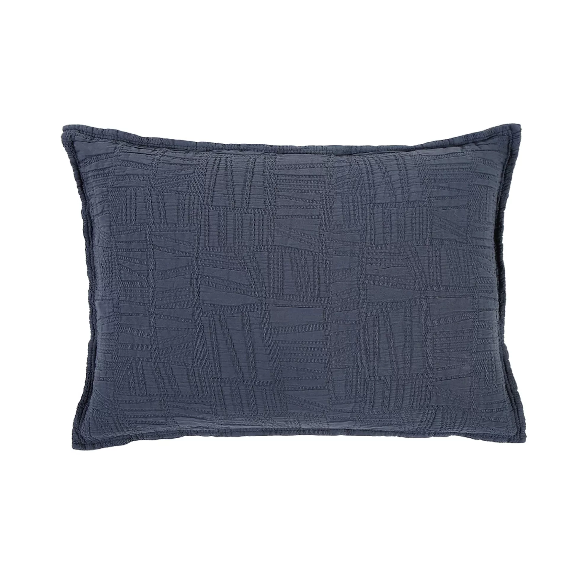 Harbour Standard Sham, Navy^Be Home New