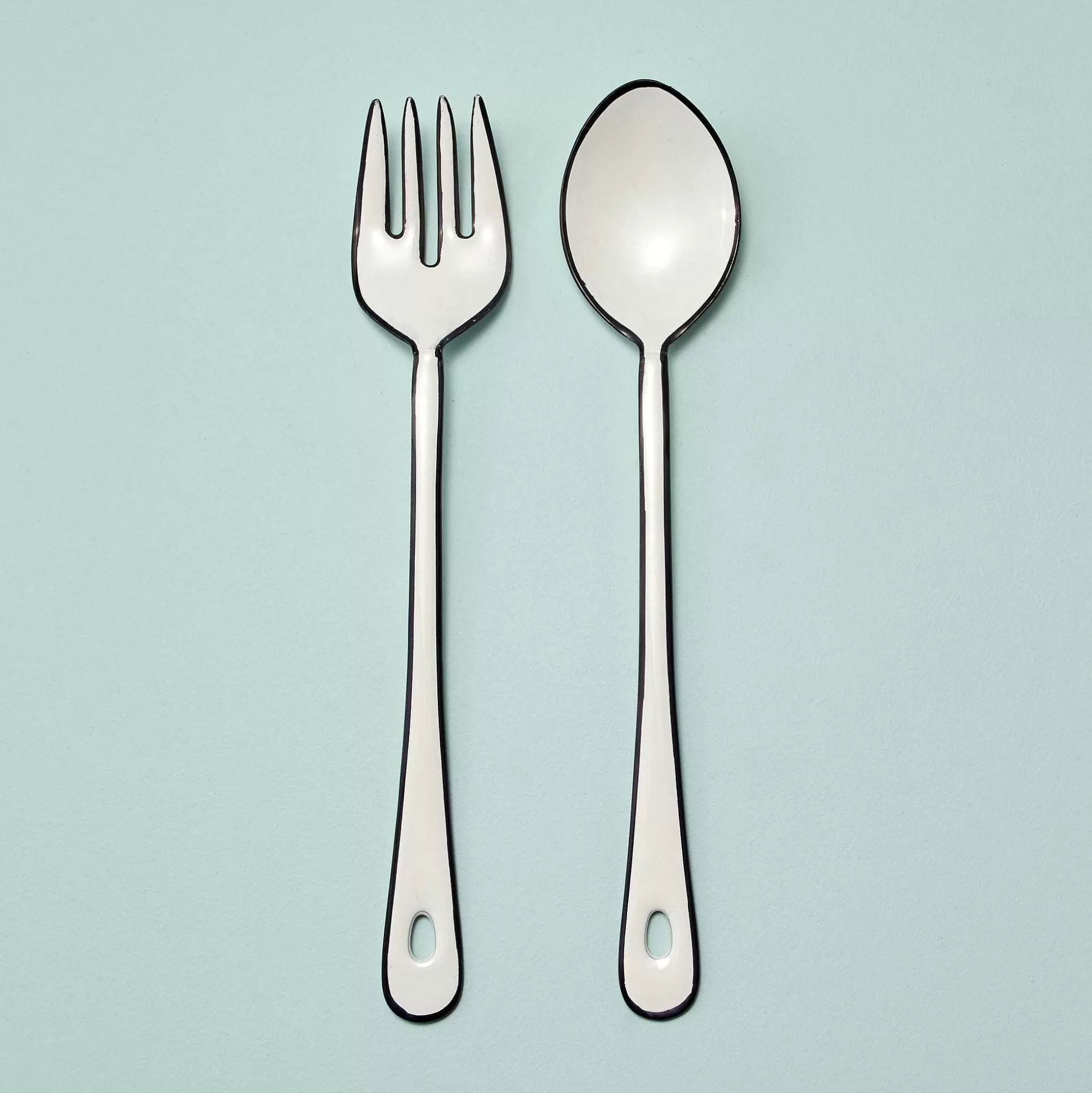 Be Home Salad Servers<Harlow Serving Set, White