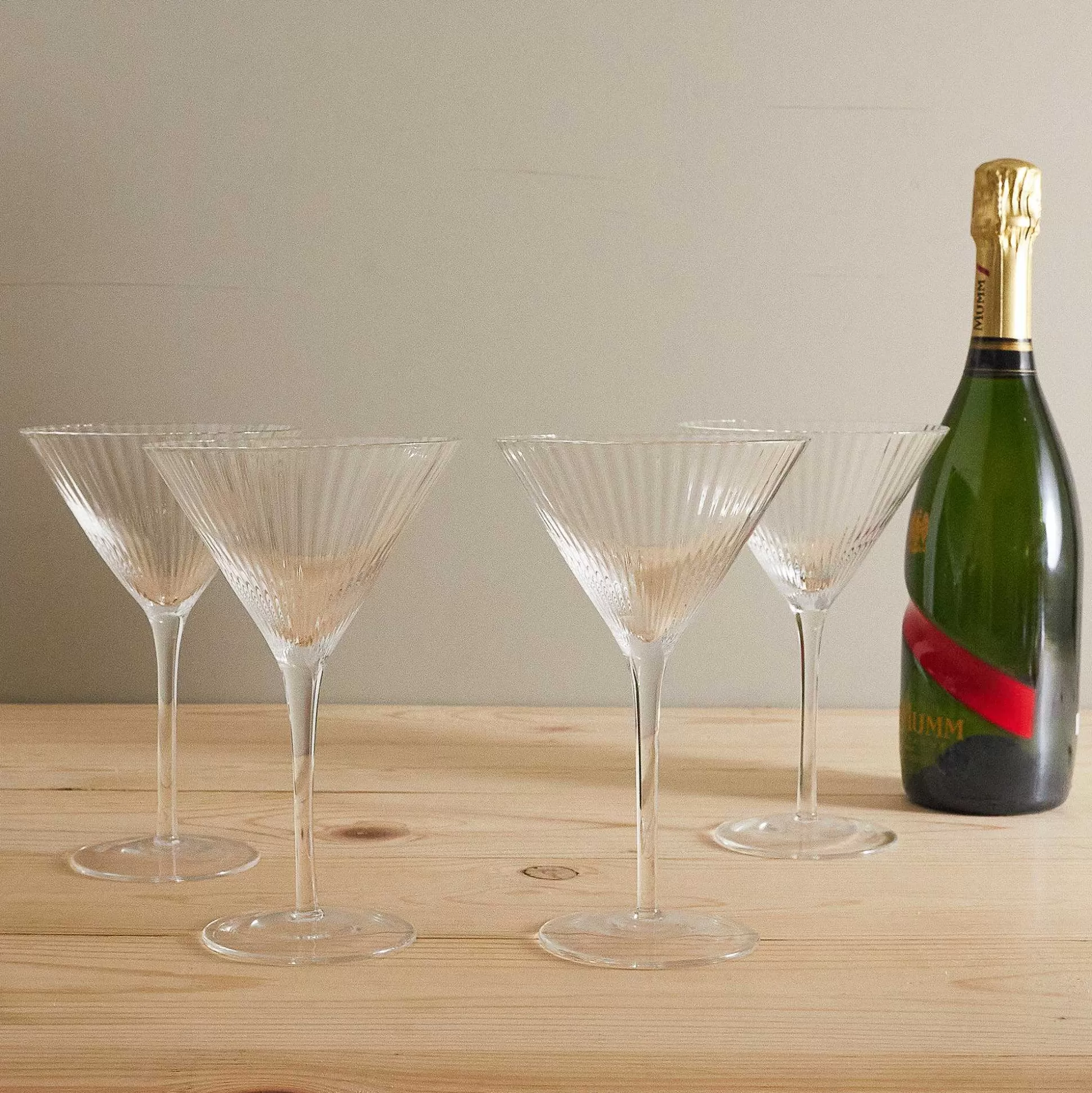 Be Home Cocktail Glassware<Hayworth Martini Glass, Set of 6