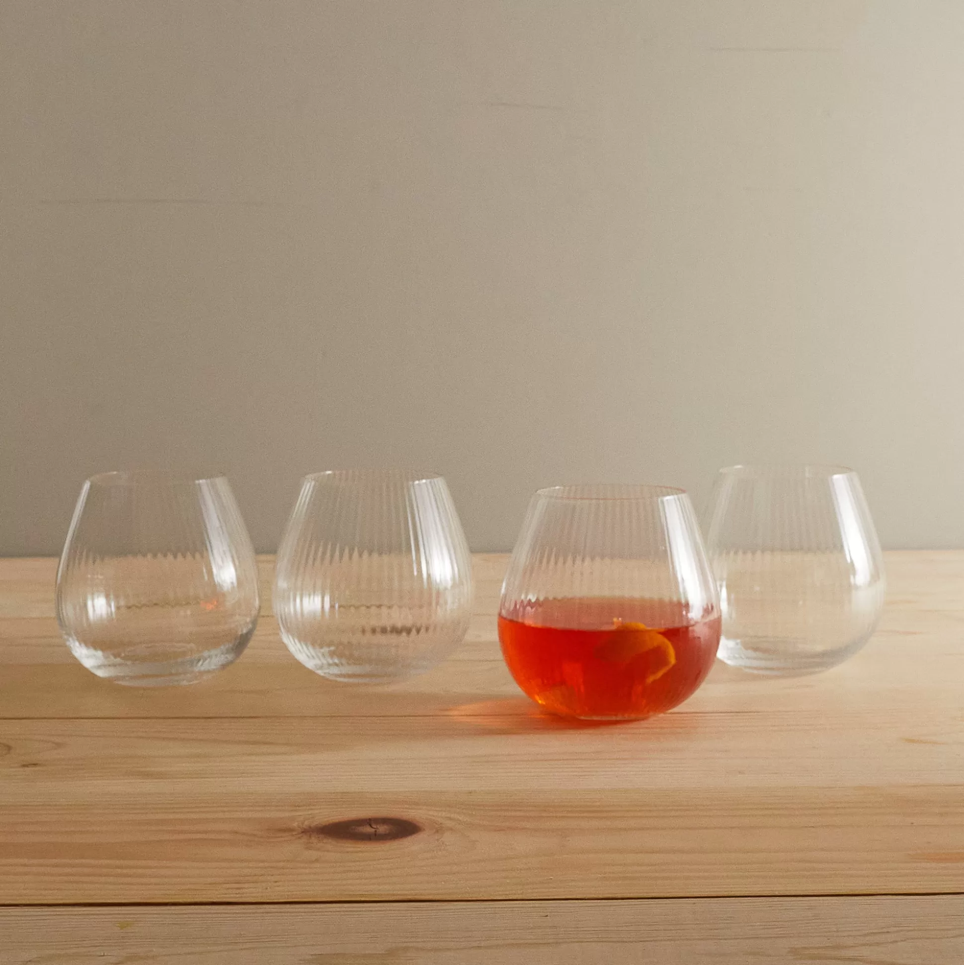 Hayworth Stemless Wine Glass, Set of 6^Be Home Best