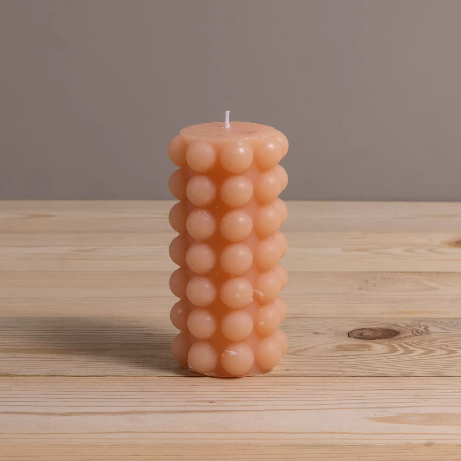 Hobnail Pillar Candle, Nude^Be Home Hot