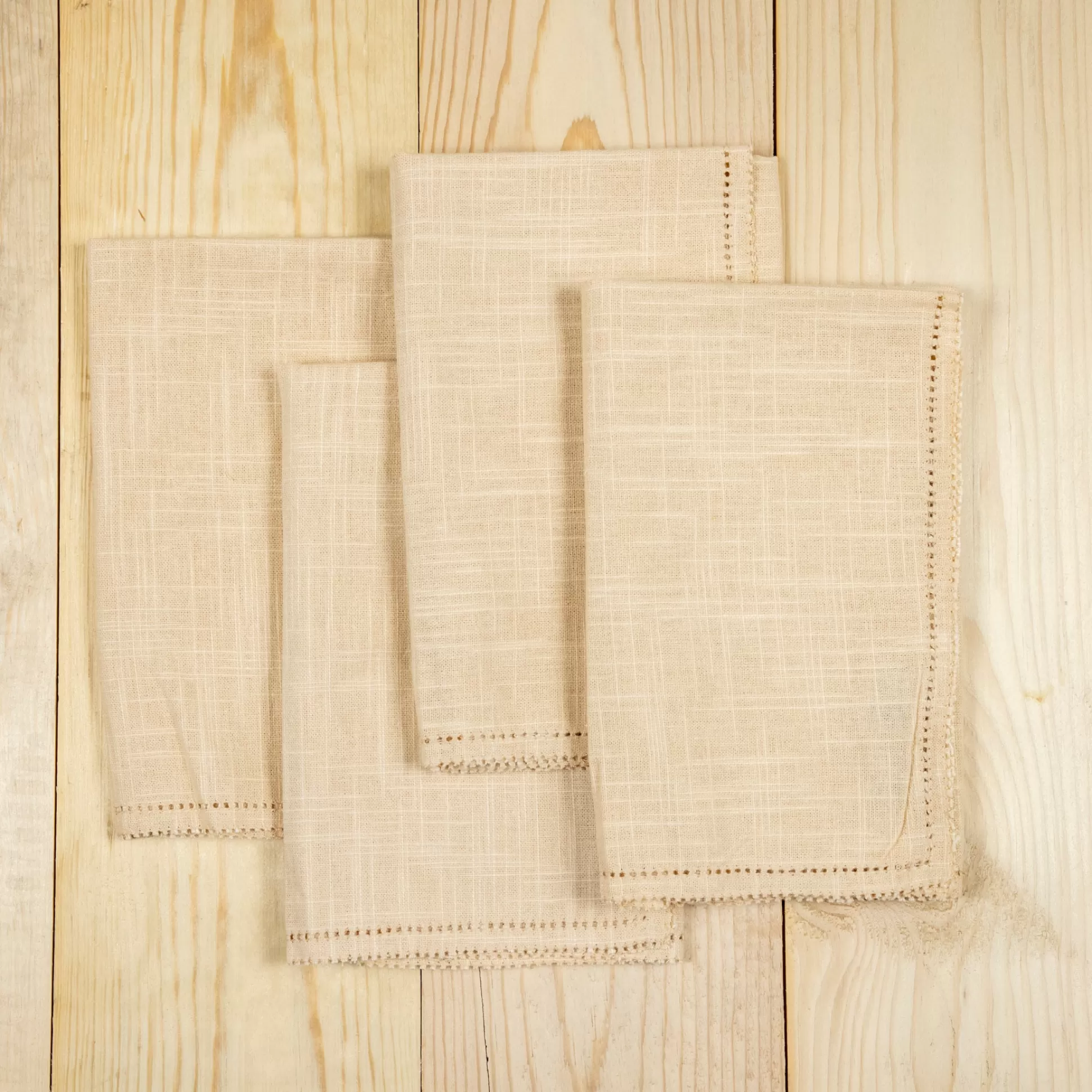 Hudson Napkins Set of 4, Bisque^Be Home Outlet