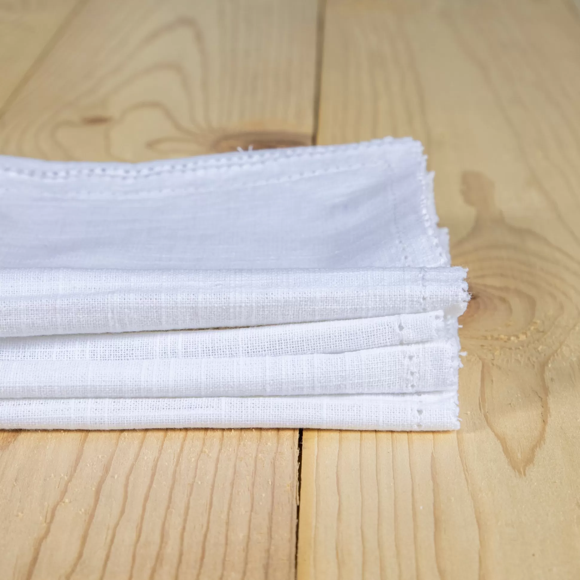 Hudson Napkins Set of 4, White^Be Home Online