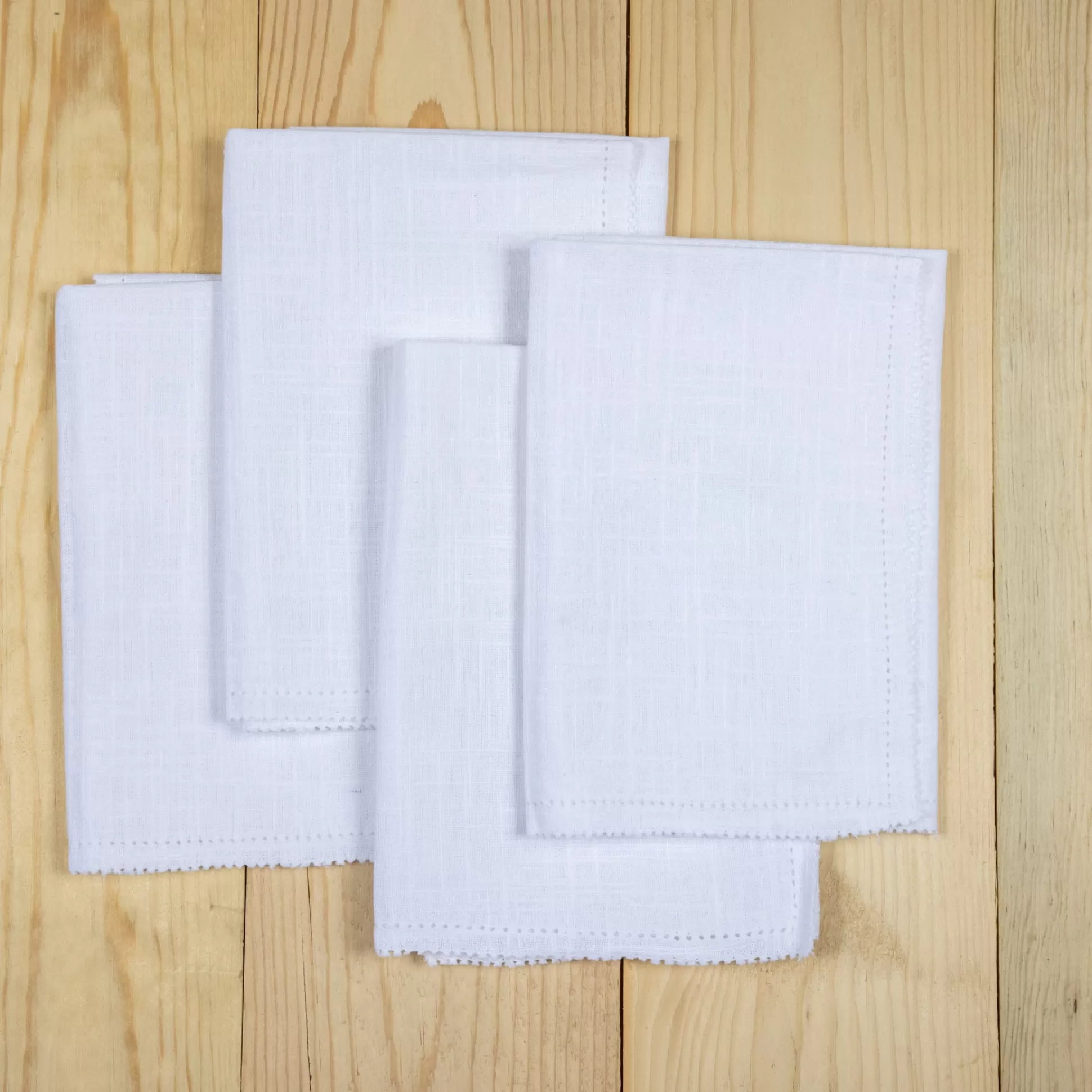 Hudson Napkins Set of 4, White^Be Home Online