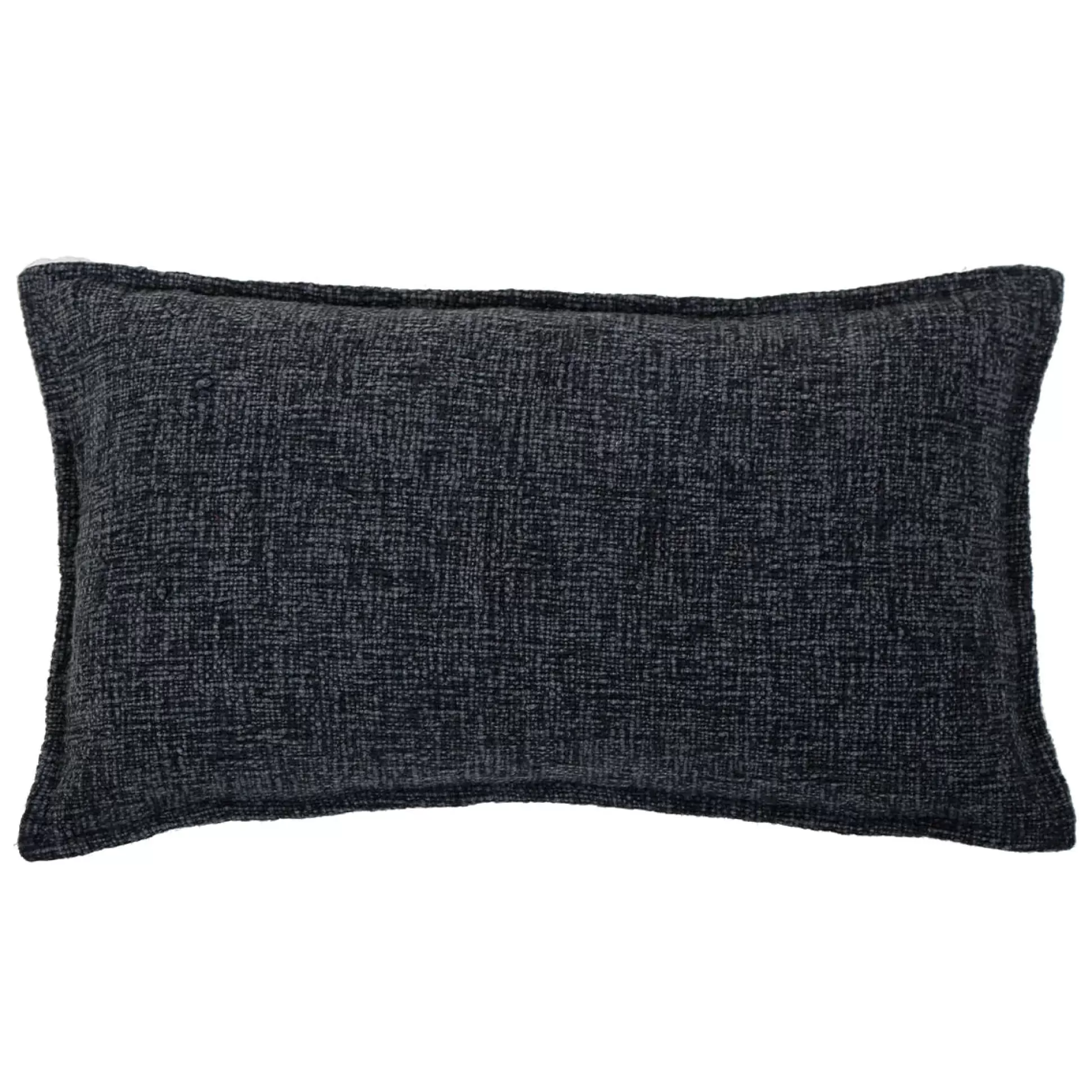 Humboldt Handwoven Rectangular Pillow, Charcoal^Be Home New