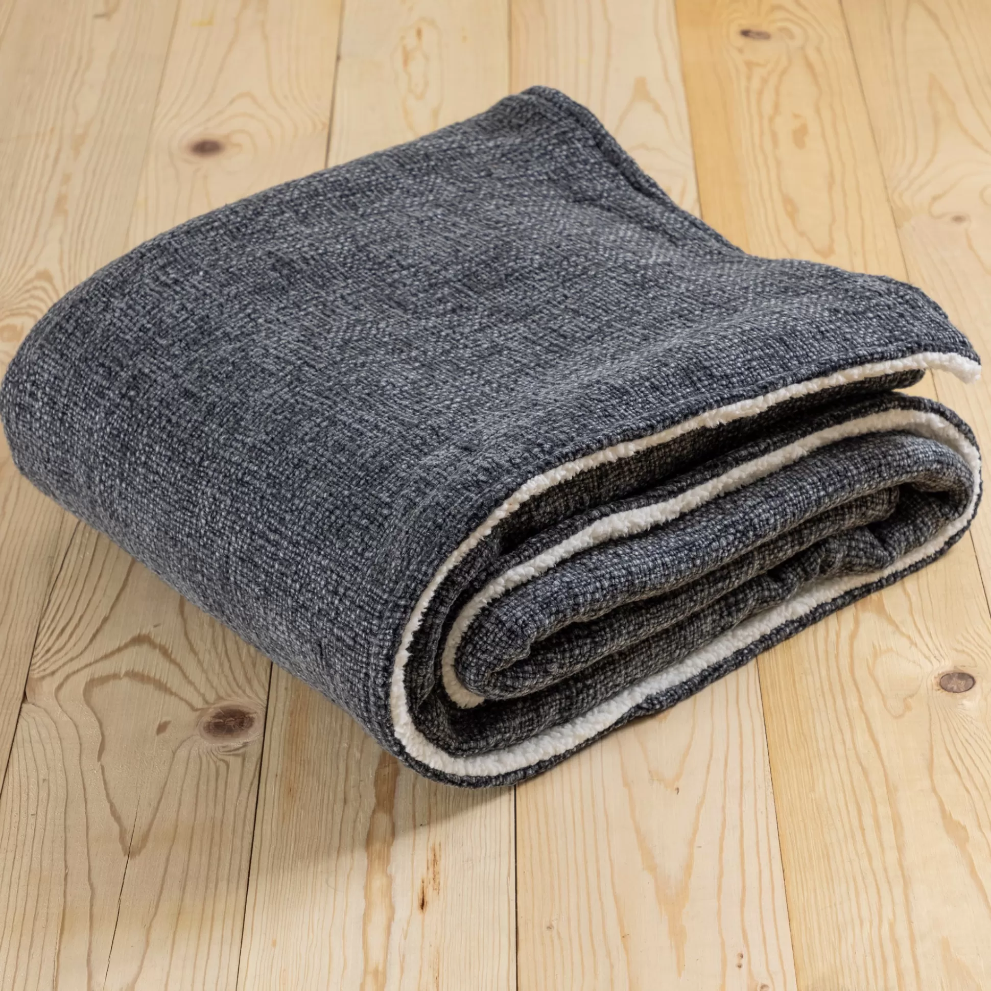 Humboldt Throw, Charcoal^Be Home Clearance